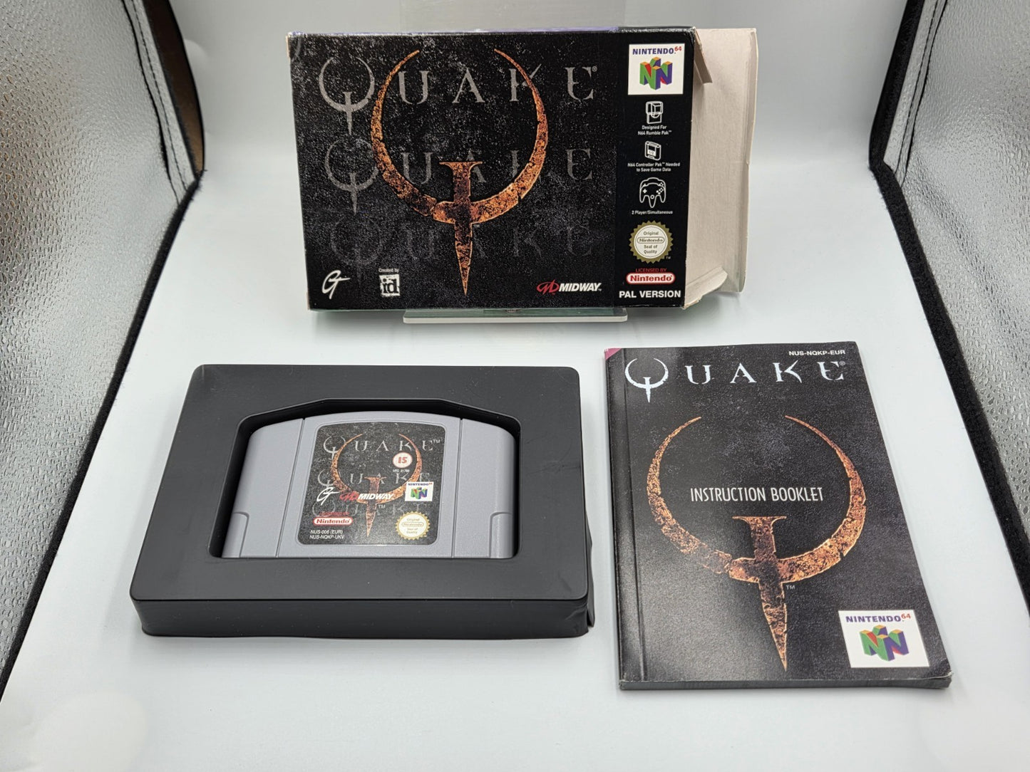 N64 Nintendo 64 Quake mit OVP und Anleitung EUR