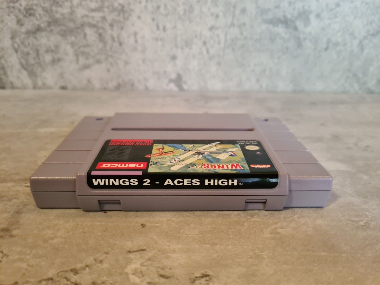 SNES Super Nintendo Wings 2 - Aces High mit OVP und Anleitung NTSC USA - T-Retro-Games