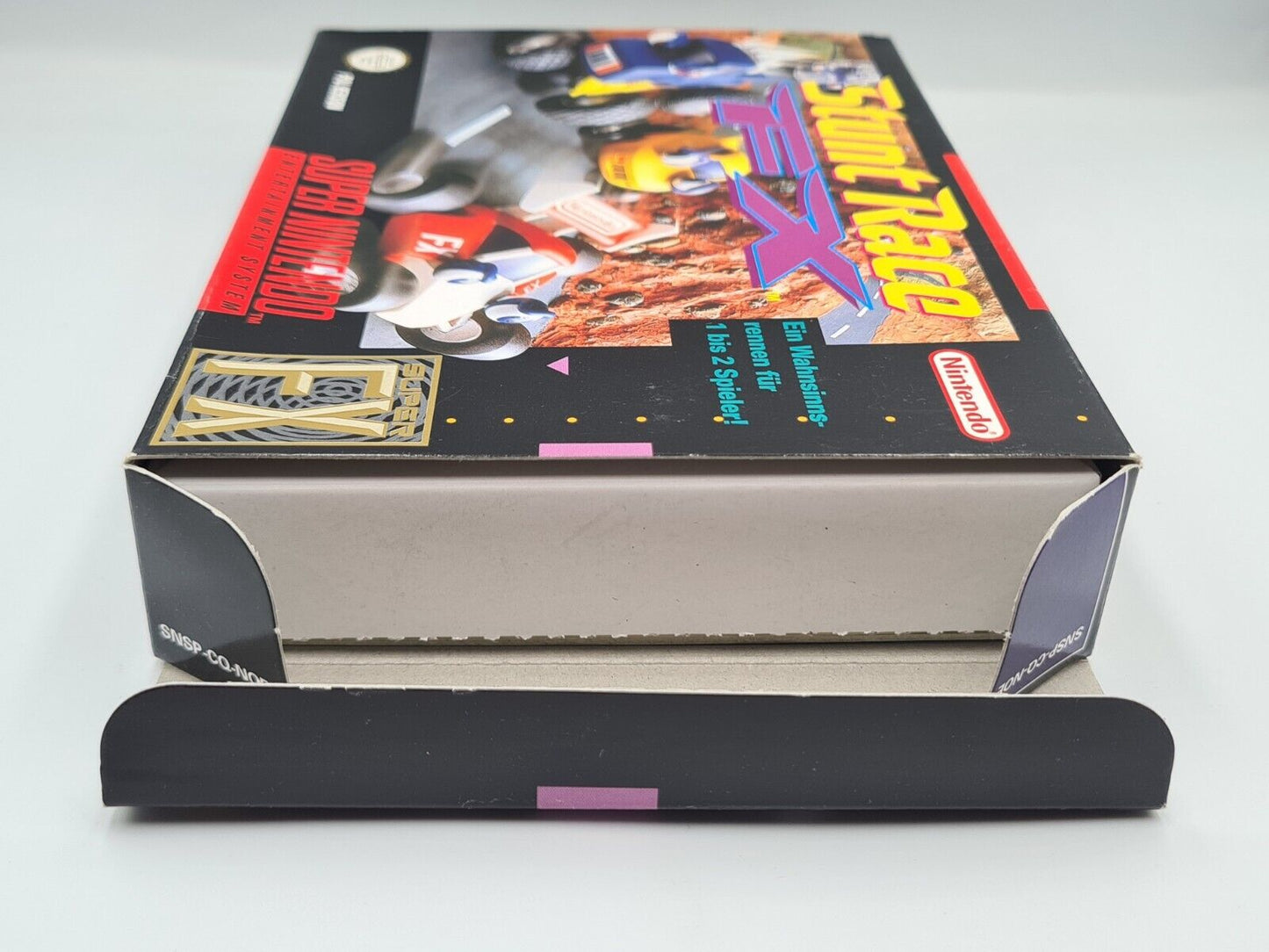 SNES Super Nintendo Stunt Race FX mit OVP und Anleitung NOE - T-Retro-Games