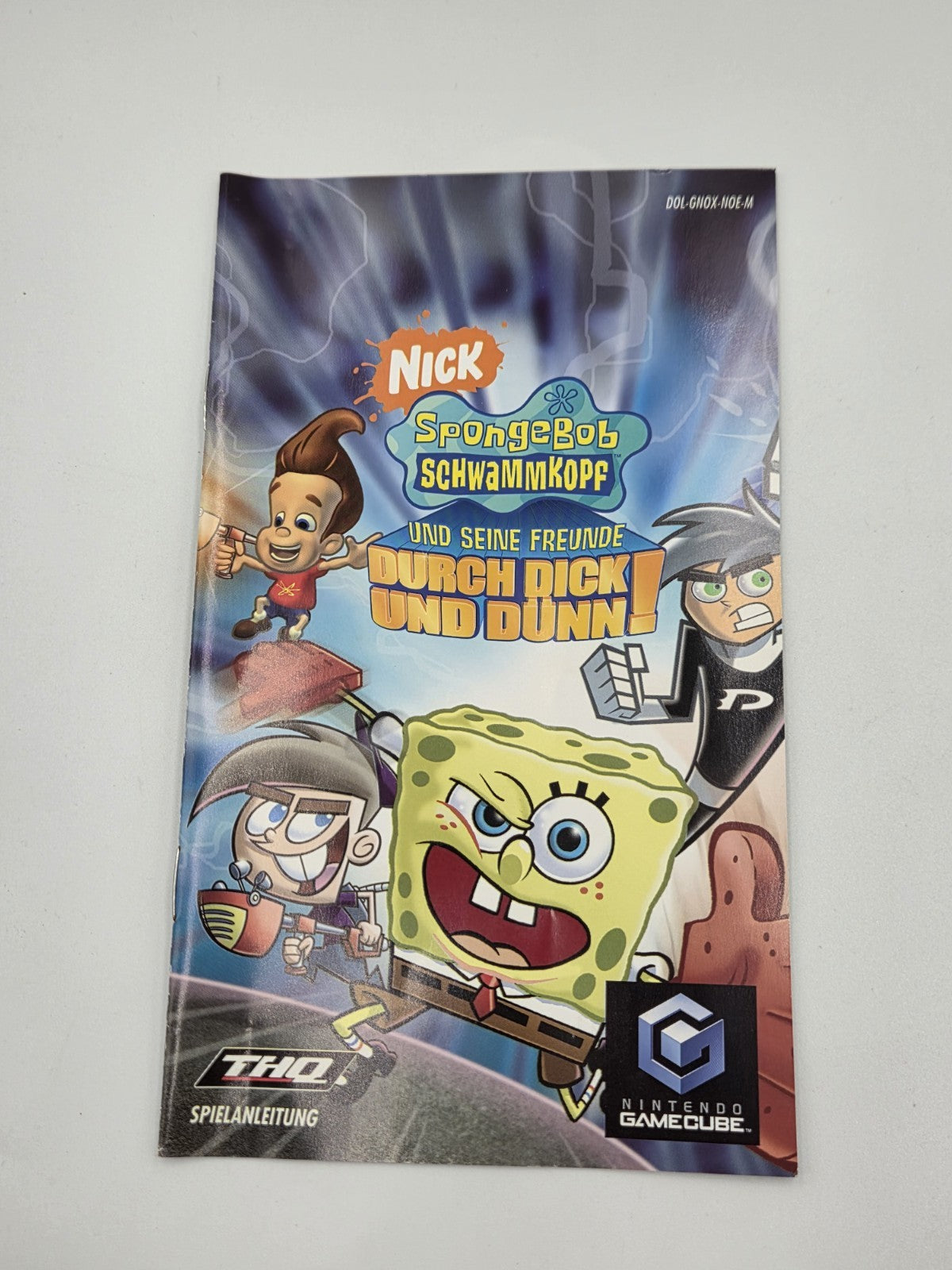 GameCube Spongebob und seine Freunde Durch Dick Und Dünn! + OVP + Anleitung NOE - T-Retro-Games