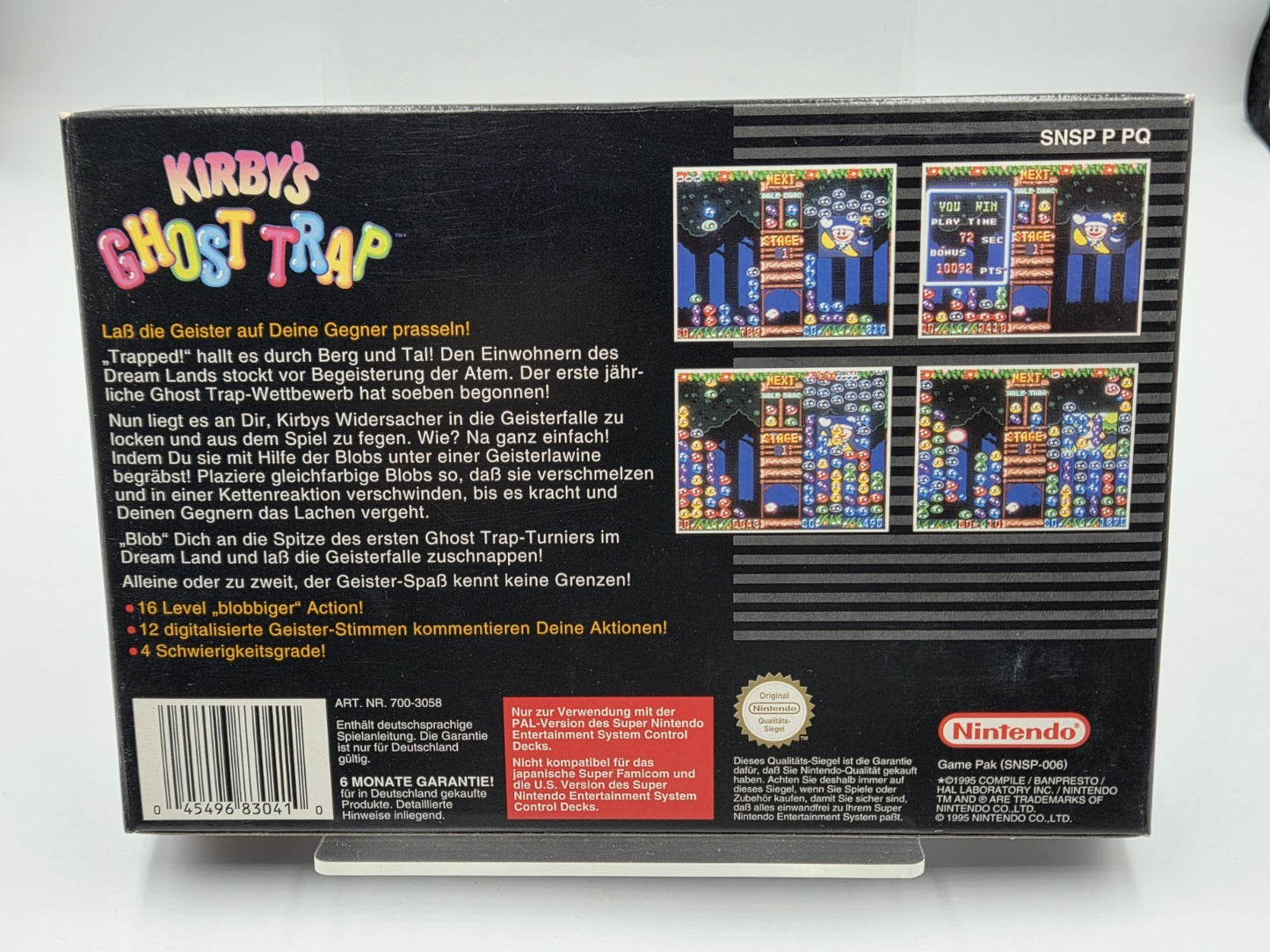 SNES Super Nintendo Kirby's Ghost Trap mit OVP und Anleitung NOE - T-Retro-Games
