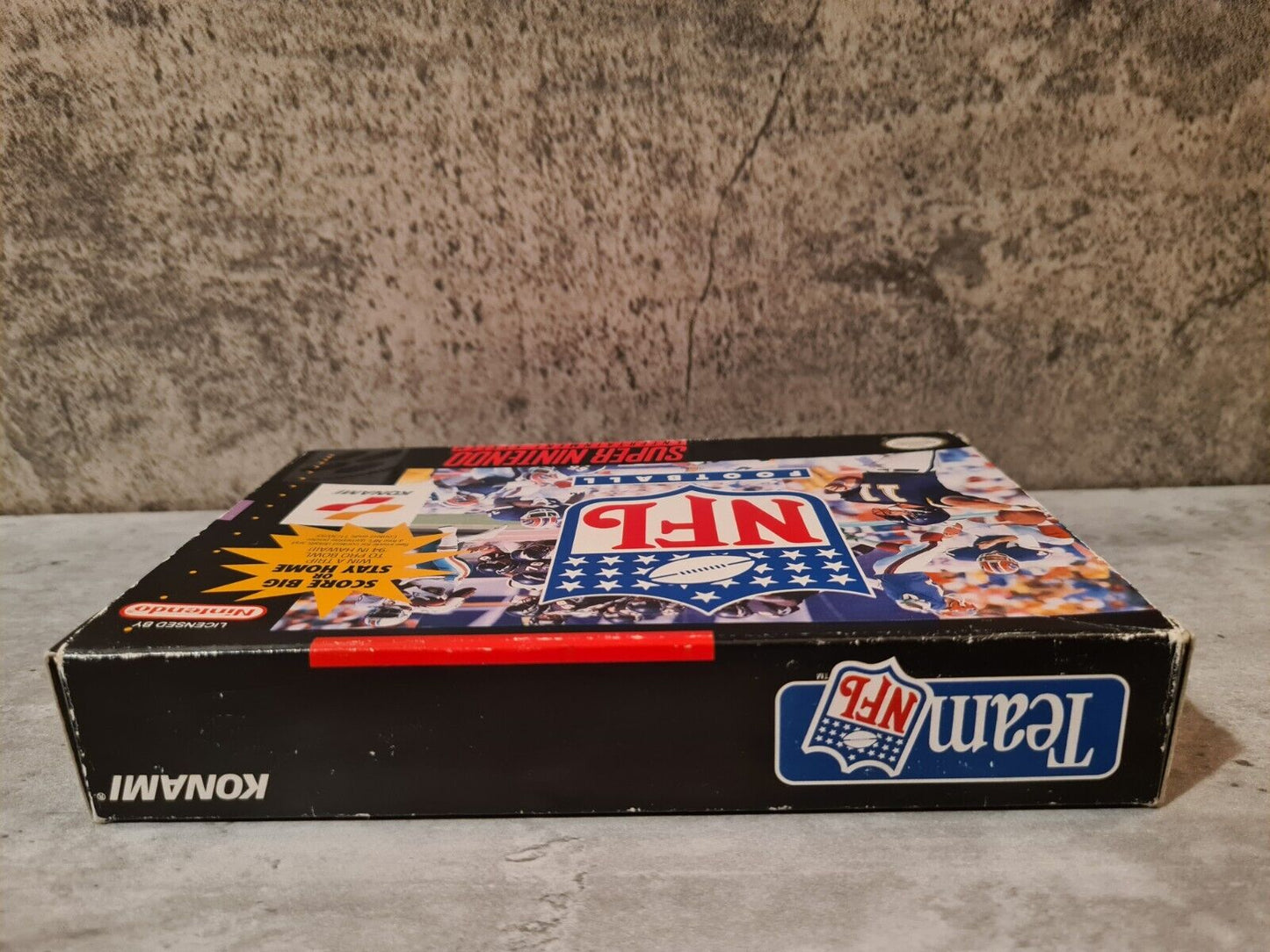 SNES Super Nintendo NFL Football mit OVP und Anleitung + Playbook NTSC USA - T-Retro-Games