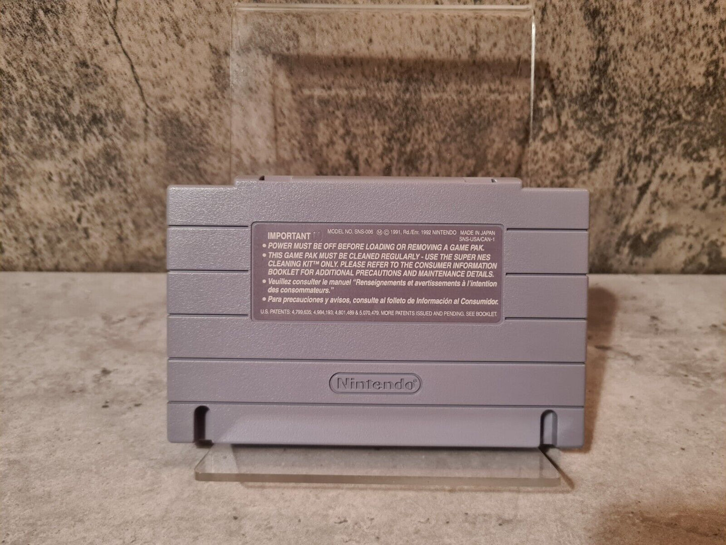 SNES Super Nintendo Doomsday Warrior NTSC USA Modul - T-Retro-Games