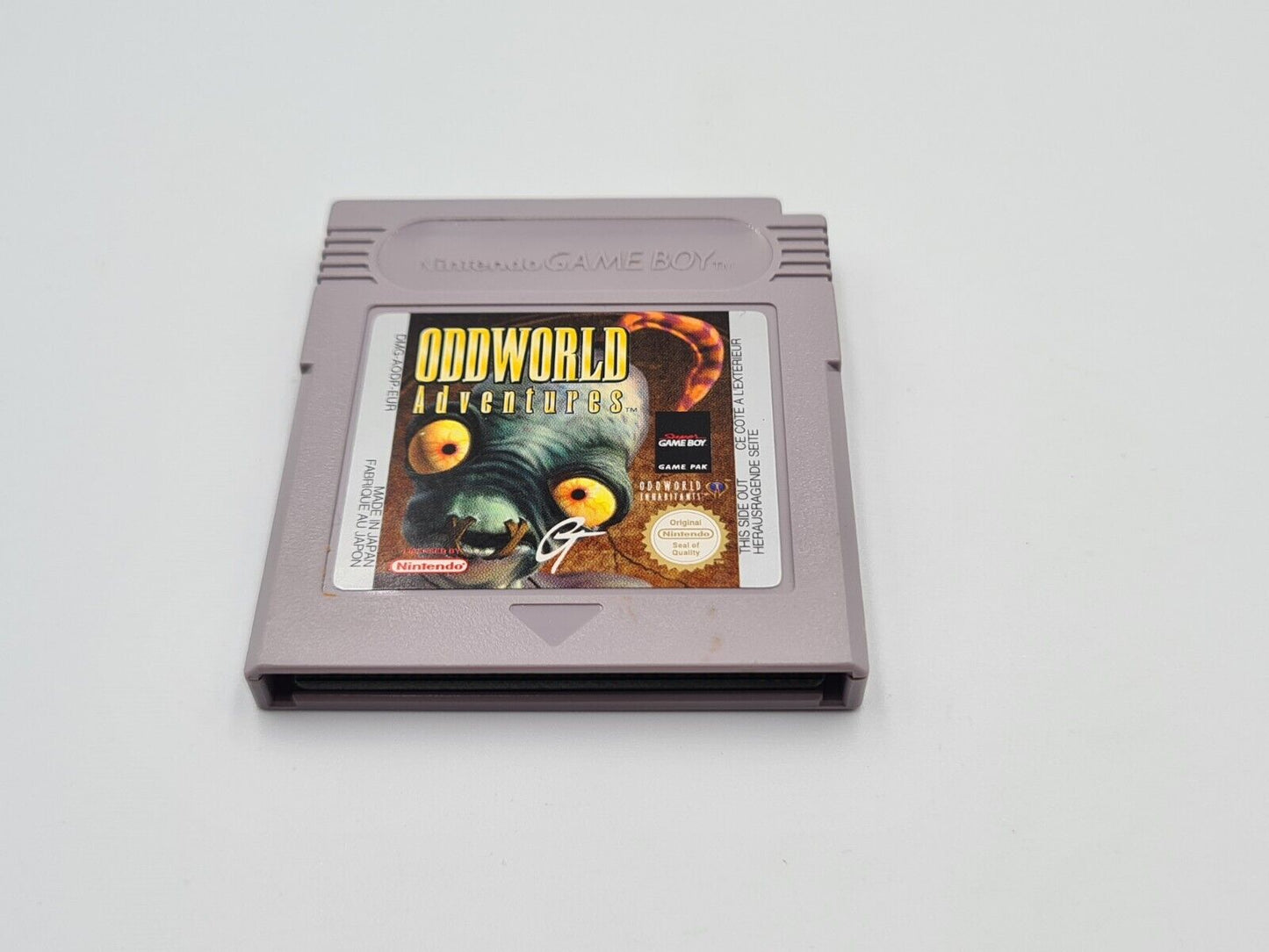 Nintendo Gameboy Classic Oddworld Adventures mit OVP und Anleitung EUR - T-Retro-Games