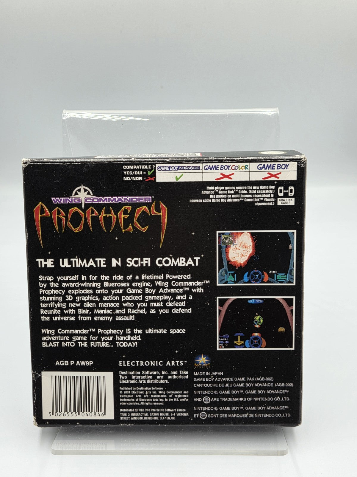 Nintendo Game Boy Advance Wing Commander Prophecy mit OVP und Anleitung UKV