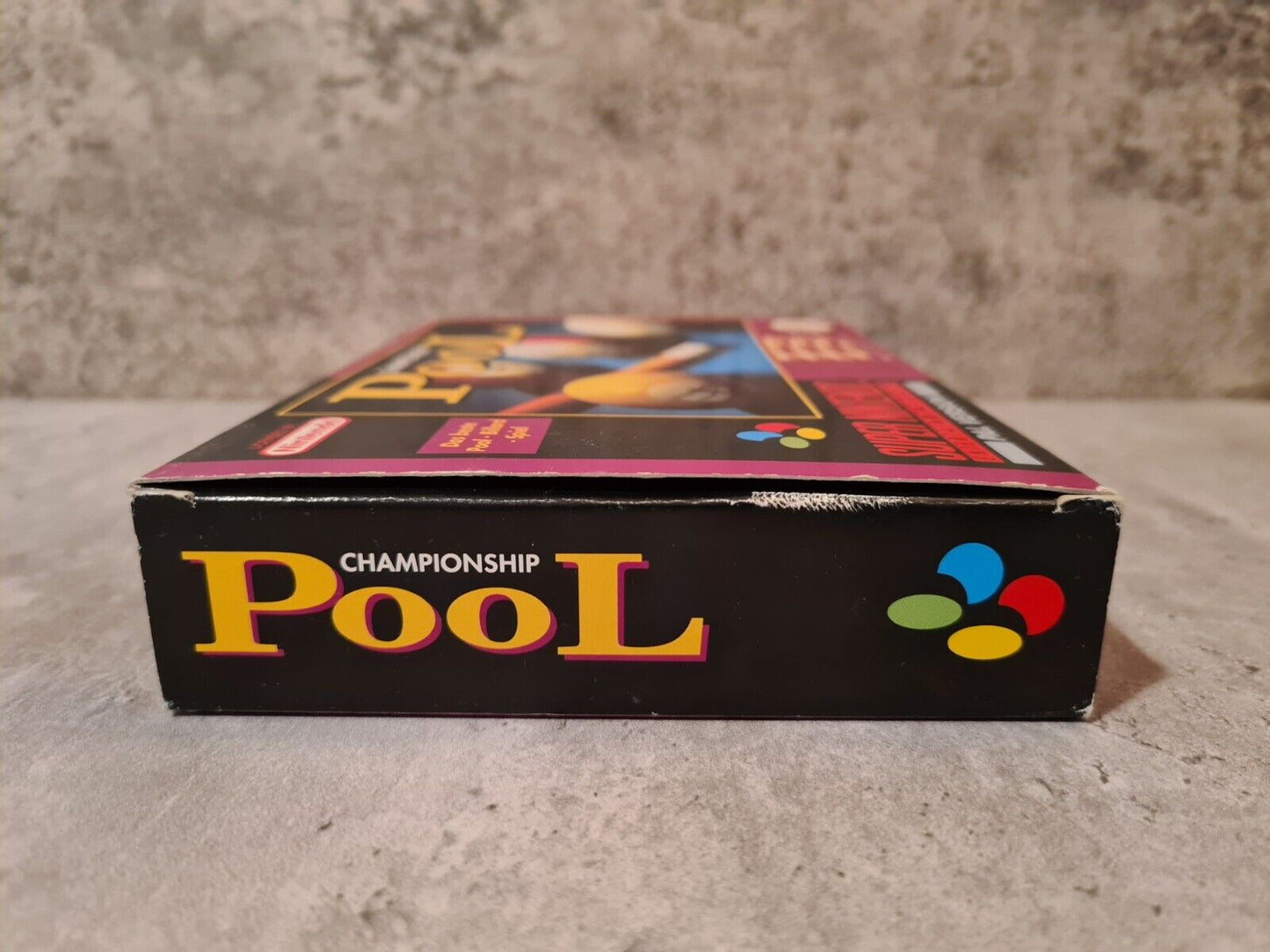 SNES Super Nintendo Championship Pool mit OVP und Anleitung + Poster NOE - T-Retro-Games