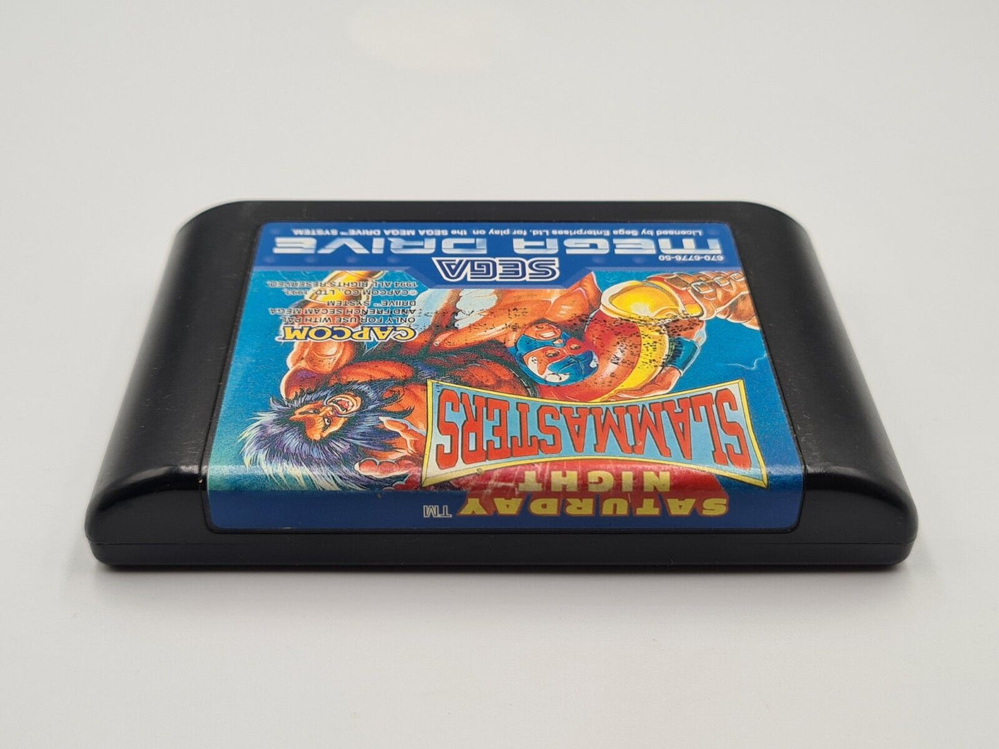Sega Mega Drive Spiel Saturday Night Slammasters mit OVP Multi Language - T-Retro-Games