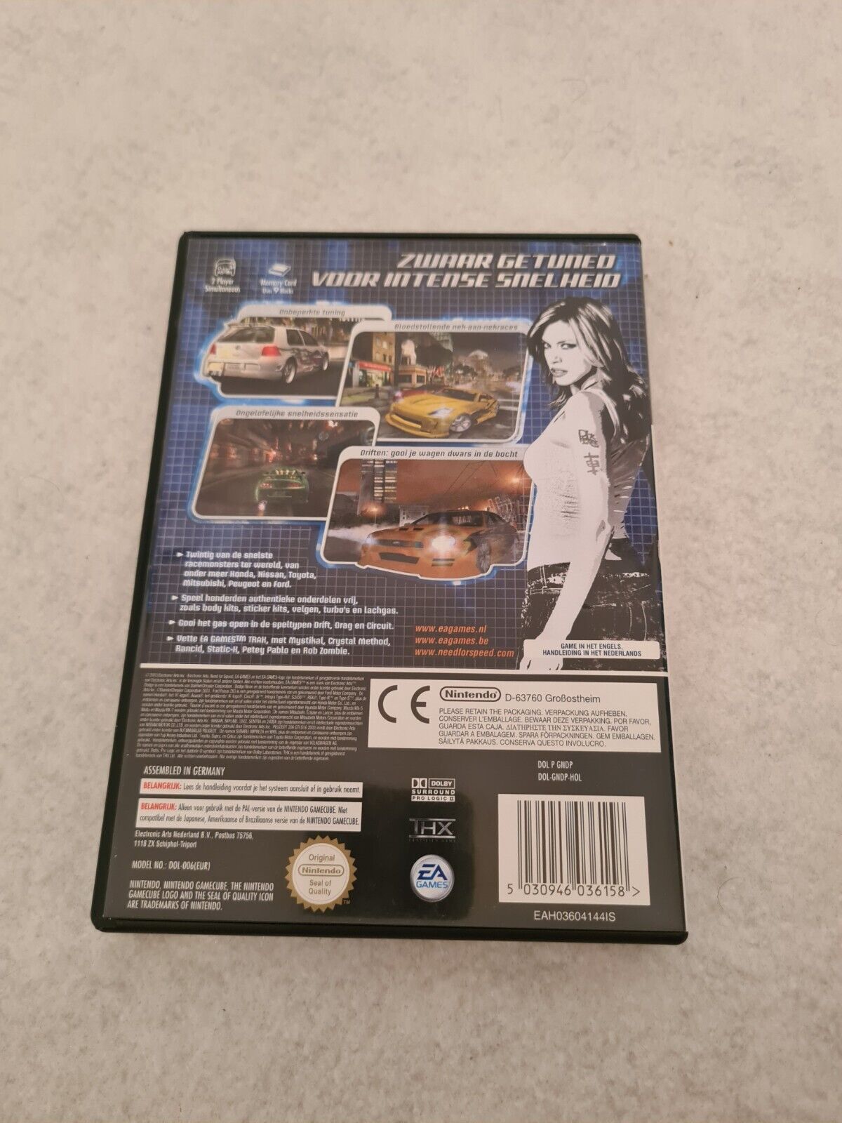 Nintendo GameCube Need For Speed Underground Limited Edition Pak Console OVP