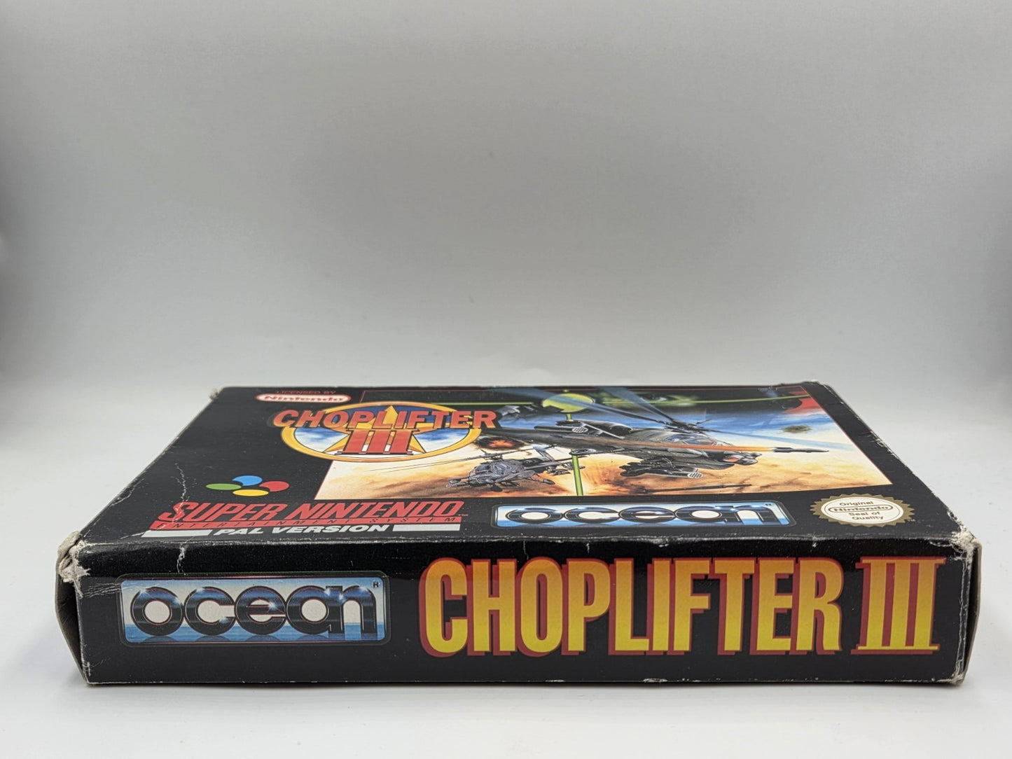 SNES Super Nintendo Choplifter III mit OVP und Anleitung FRG