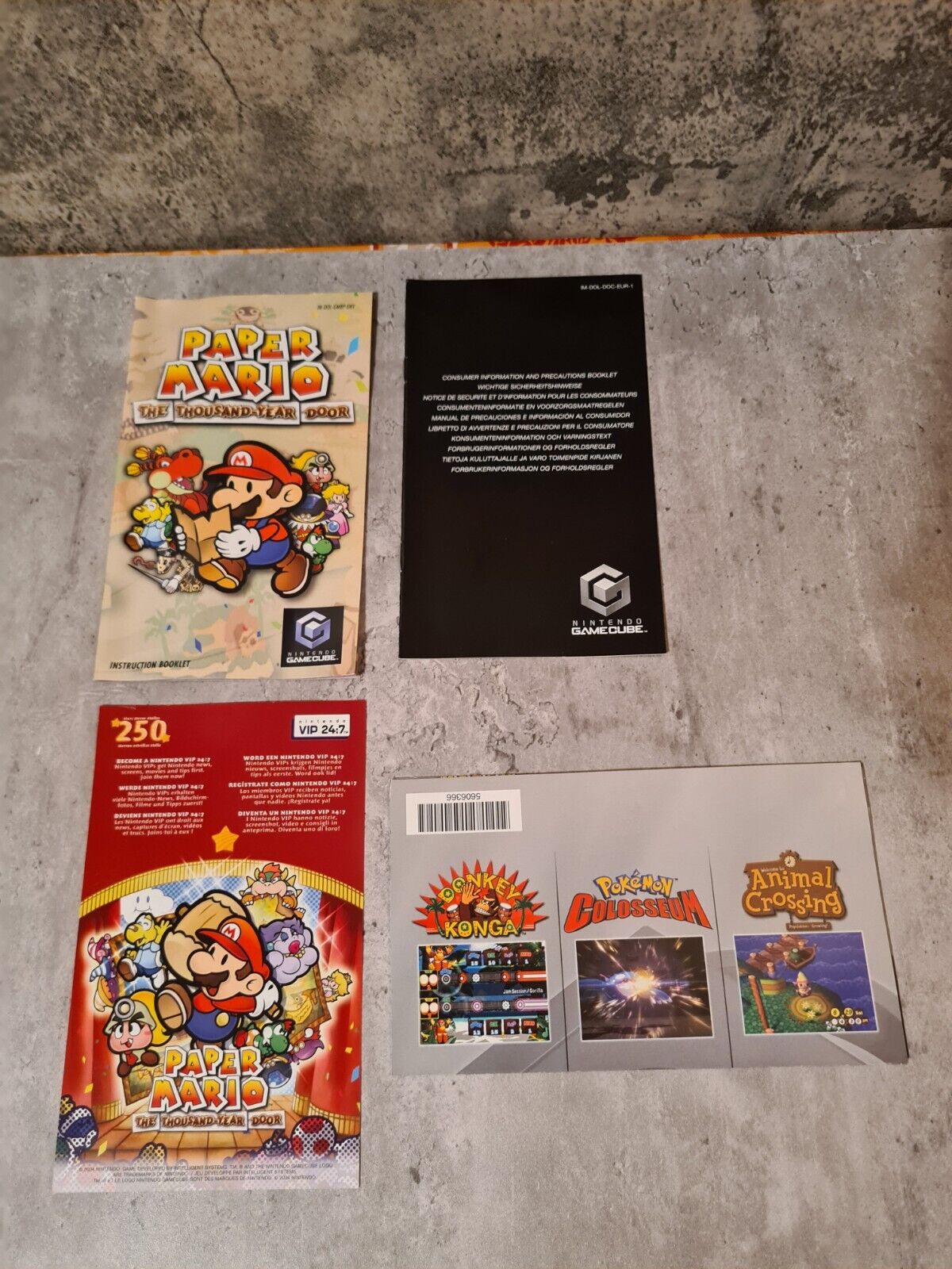 Nintendo GameCube Paper Mario The Thousand-Year Door mit OVP und Anleitung UKV