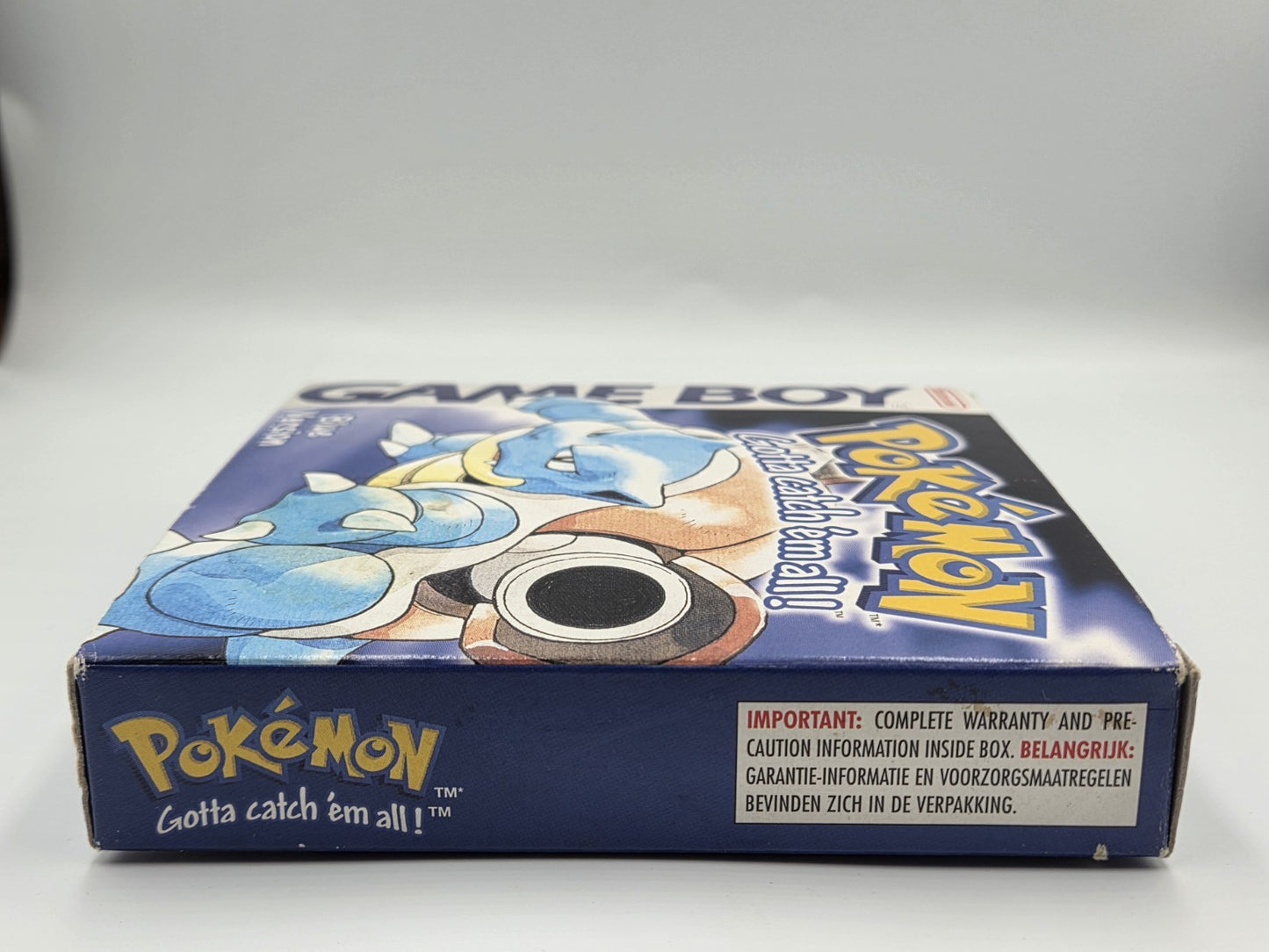 Nintendo Game Boy Pokemon Blue Version mit OVP und Anleitung EUR