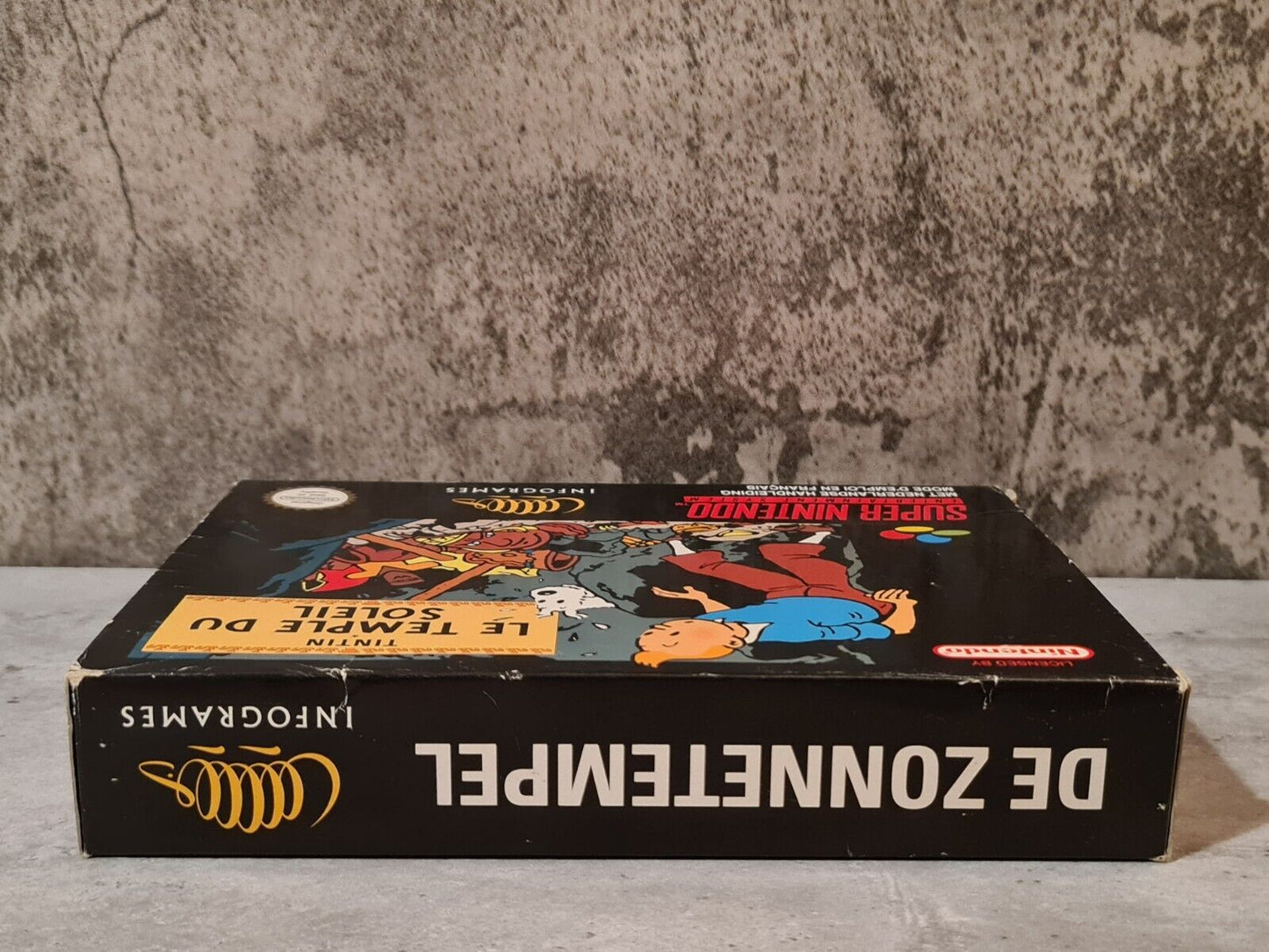 SNES Super Nintendo TinTin Le Temple Du Soleil mit OVP und Anleitung FAH - T-Retro-Games