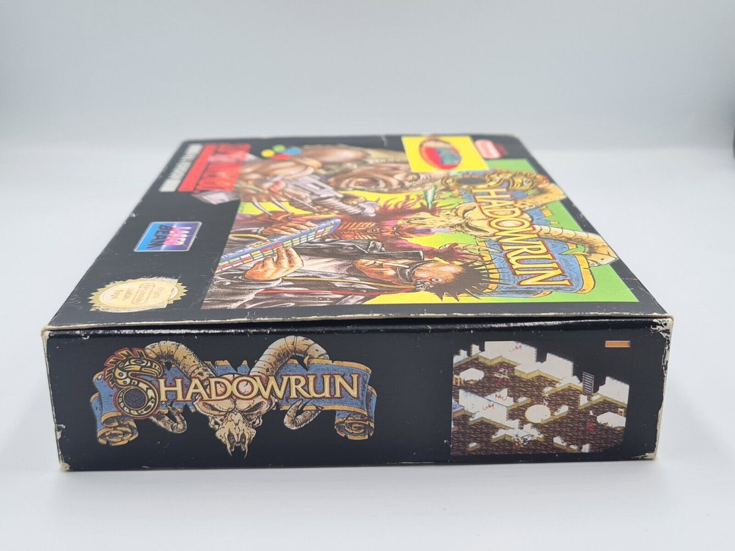 SNES Super Nintendo Shadowrun mit OVP und Anleitung NOE/SFRG - T-Retro-Games