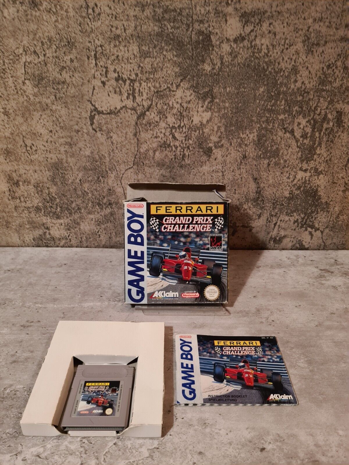 Nintendo Game Boy Classic Ferrari Grand Prix Challenge mit OVP und Anleitung NOE - T-Retro-Games