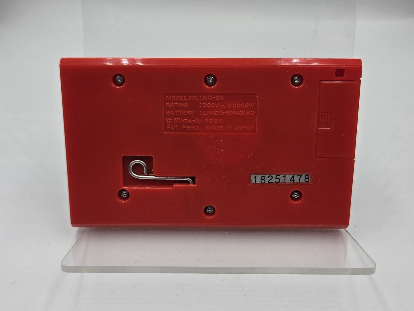 Nintendo Game & Watch Mickey Mouse Konsole Console 1981 Wide Screen