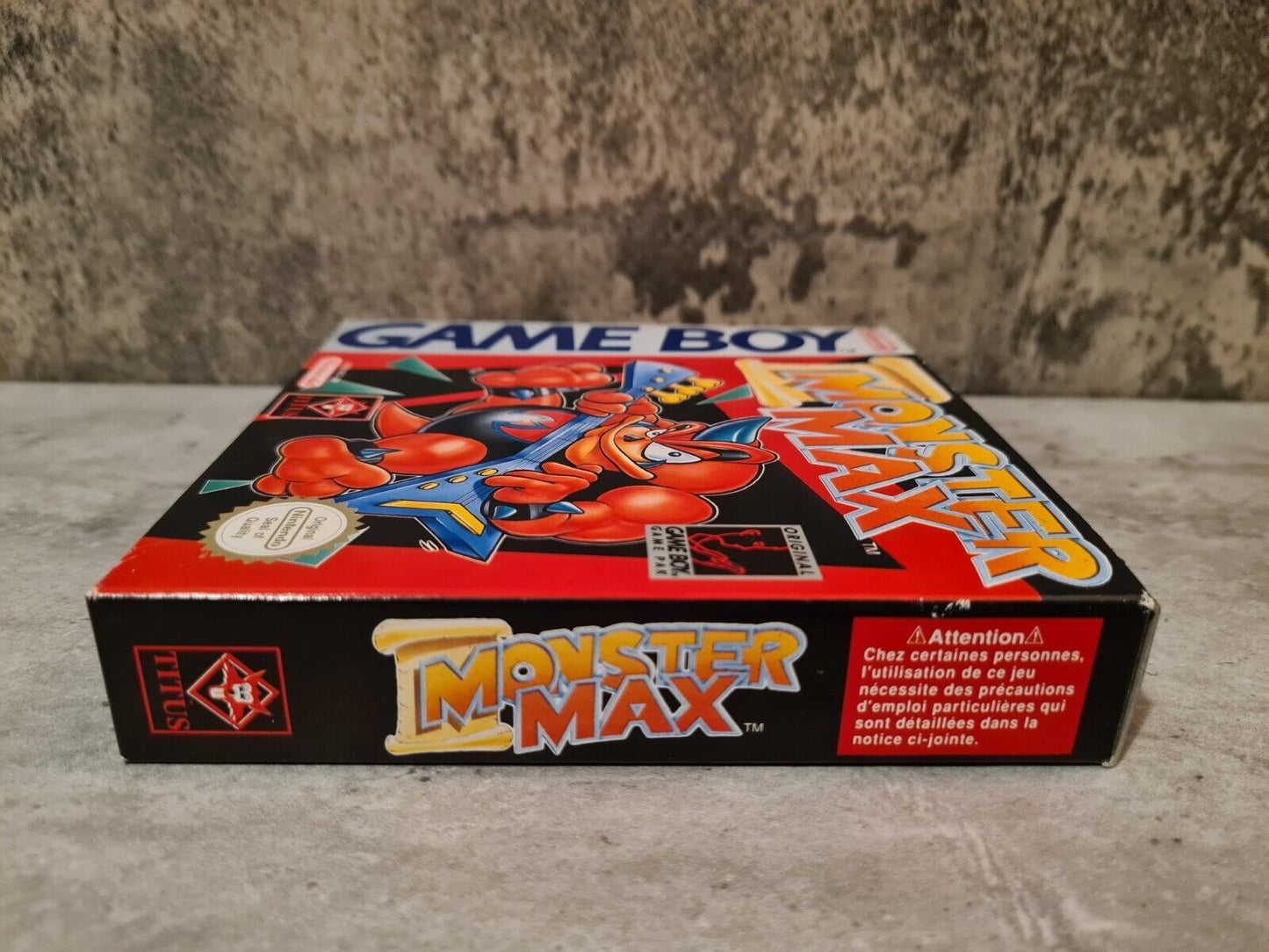 Nintendo Game Boy Classic Monster Max mit OVP und Anleitung FRG - T-Retro-Games