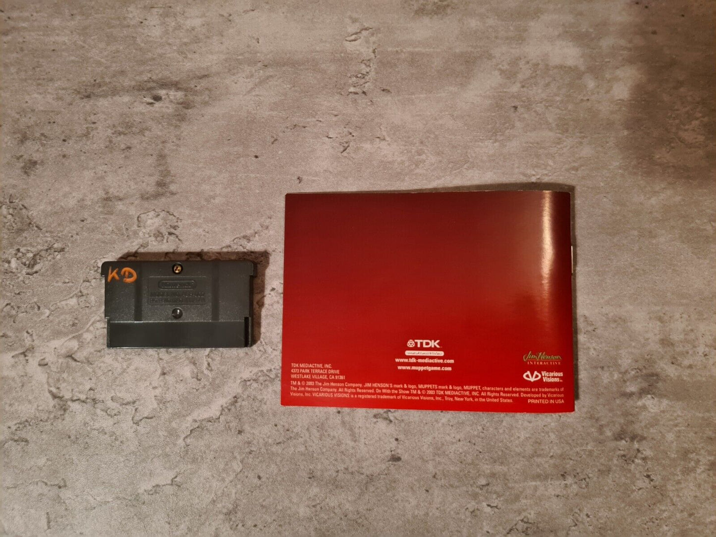 Nintendo Gameboy Advance The Muppets On with the Show! mit OVP und Anleitung USA - T-Retro-Games