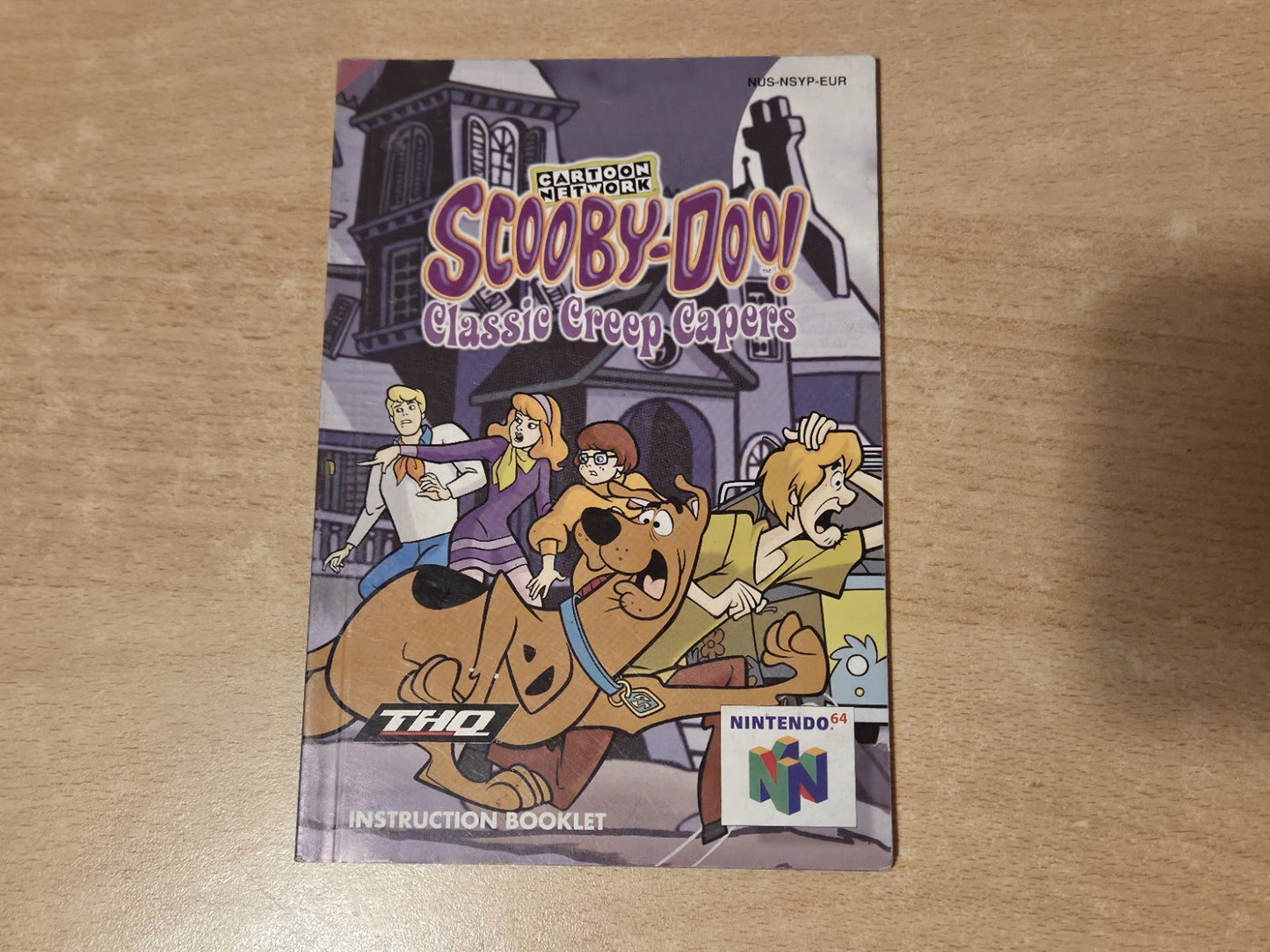 N64 Nintendo 64 Scooby-Doo! Classic Creep Capers Instruction Booklet EUR