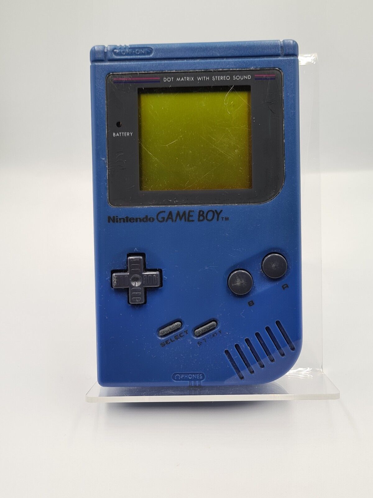 Nintendo Game Boy Classic Blau Blue Konsole Console mit Case Play it Loud - T-Retro-Games