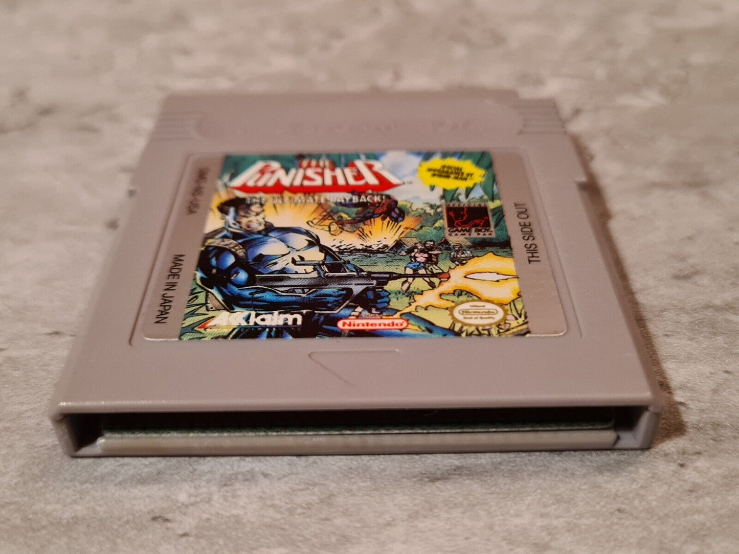 Nintendo Game Boy Classic Spiel The Punisher Modul USA - T-Retro-Games