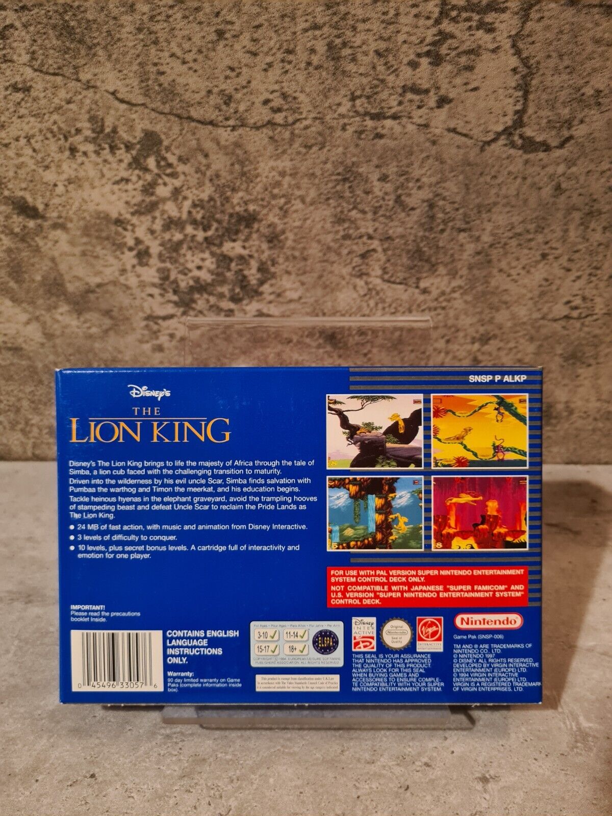 SNES Super Nintendo Disney's The Lion King mit OVP und Anleitung NUKV - T-Retro-Games