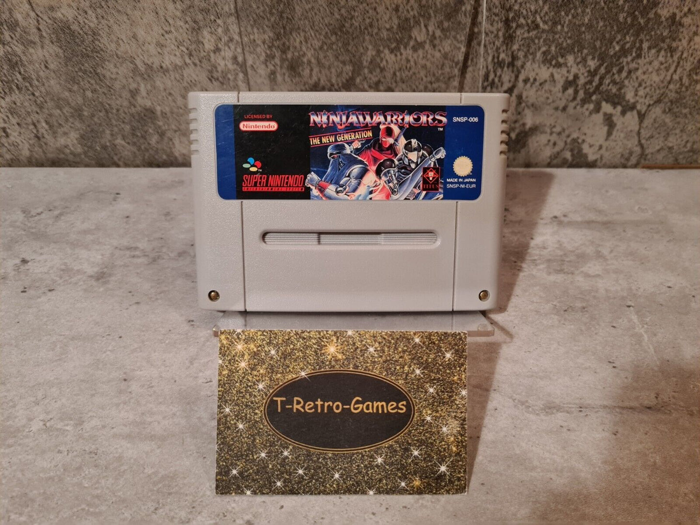 SNES Super Nintendo Ninja Warriors: The New Generation Modul EUR - T-Retro-Games
