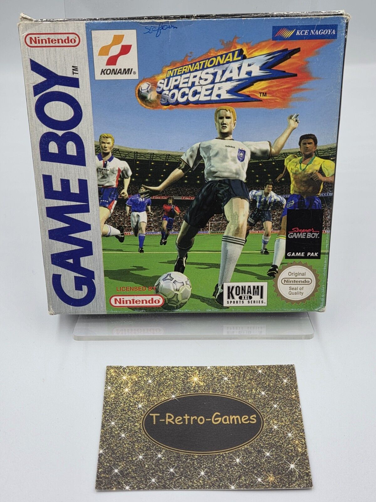 Nintendo Game Boy Classic International Superstar Soccer + OVP und Anleitung EUR - T-Retro-Games
