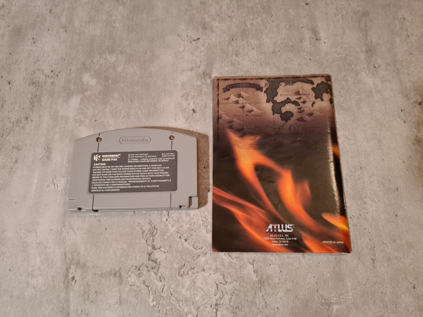 N64 Nintendo 64 Ogre Battle 64 mit OVP und Anleitung USA NTSC - T-Retro-Games