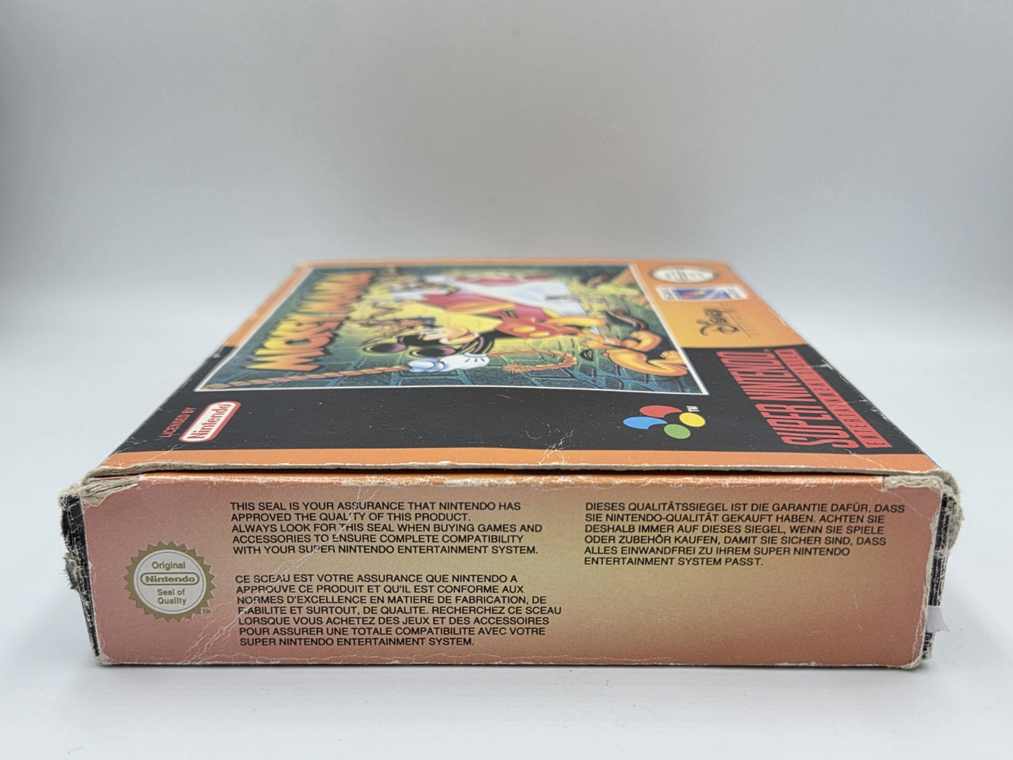 SNES Super Nintendo Mickey Mania mit OVP und Anleitung EUR