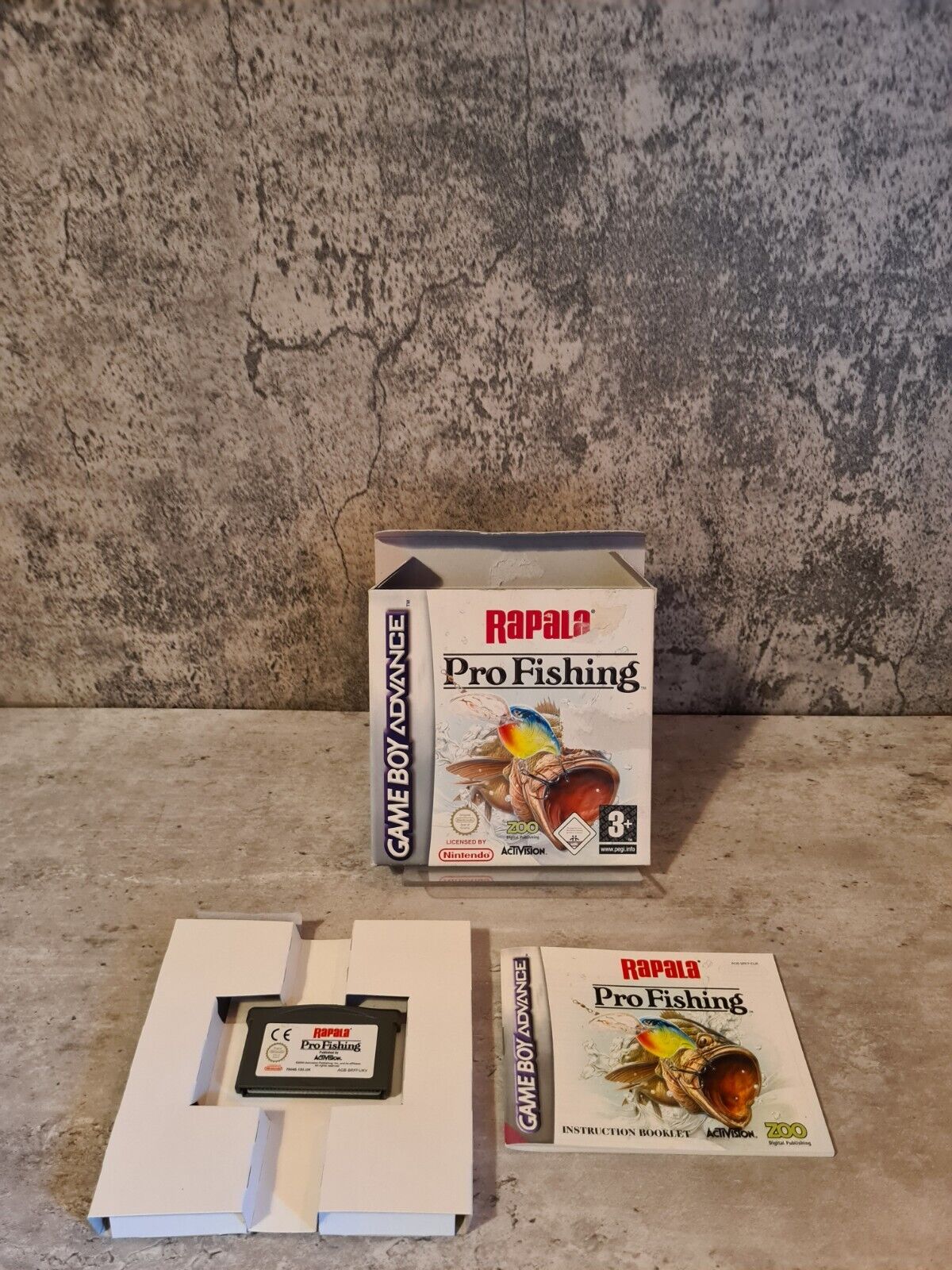 Nintendo Gameboy Advance Rapala Pro Fishing mit OVP und Anleitung EUR - T-Retro-Games
