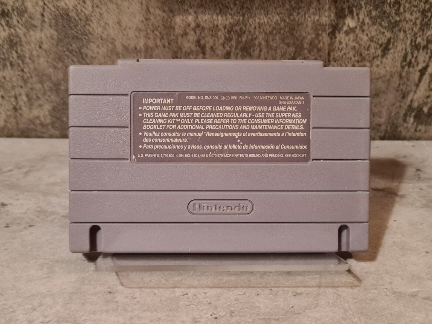 SNES Super Nintendo Riddick Bowe Boxing NTSC USA Modul - T-Retro-Games
