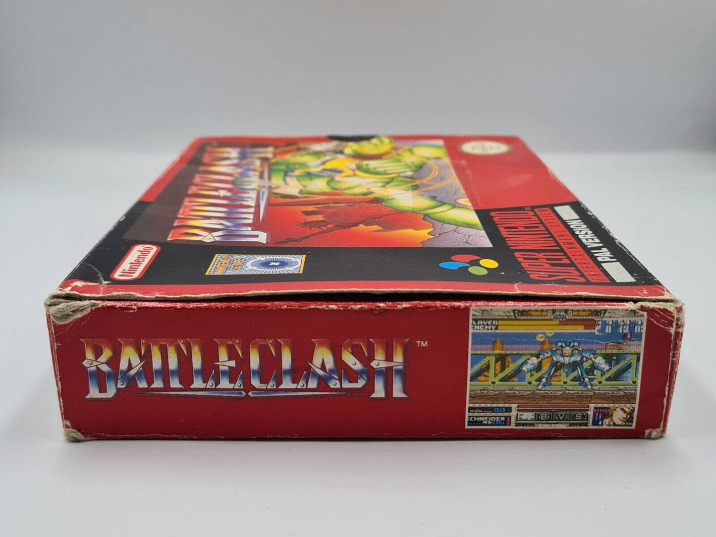 SNES Super Nintendo Battleclash mit OVP und Anleitung UKV - T-Retro-Games