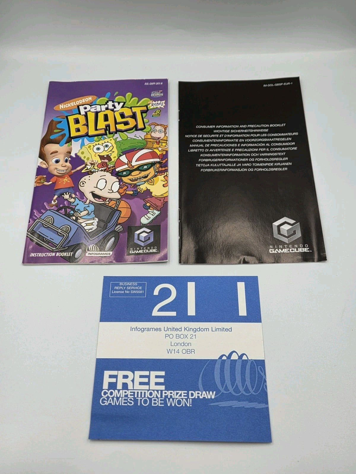 Nintendo GameCube Nickelodeon Party Blast mit OVP und Anleitung UKV
