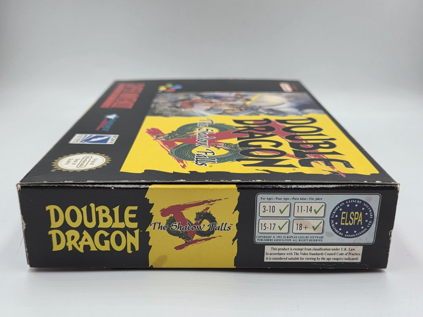 SNES Super Nintendo Double Dragon V The Shadow Falls mit OVP und Anleitung EUR