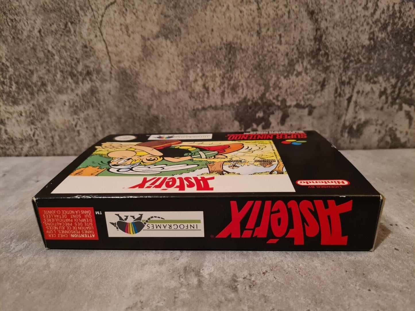 SNES Super Nintendo Asterix mit OVP und Anleitung FAH - T-Retro-Games