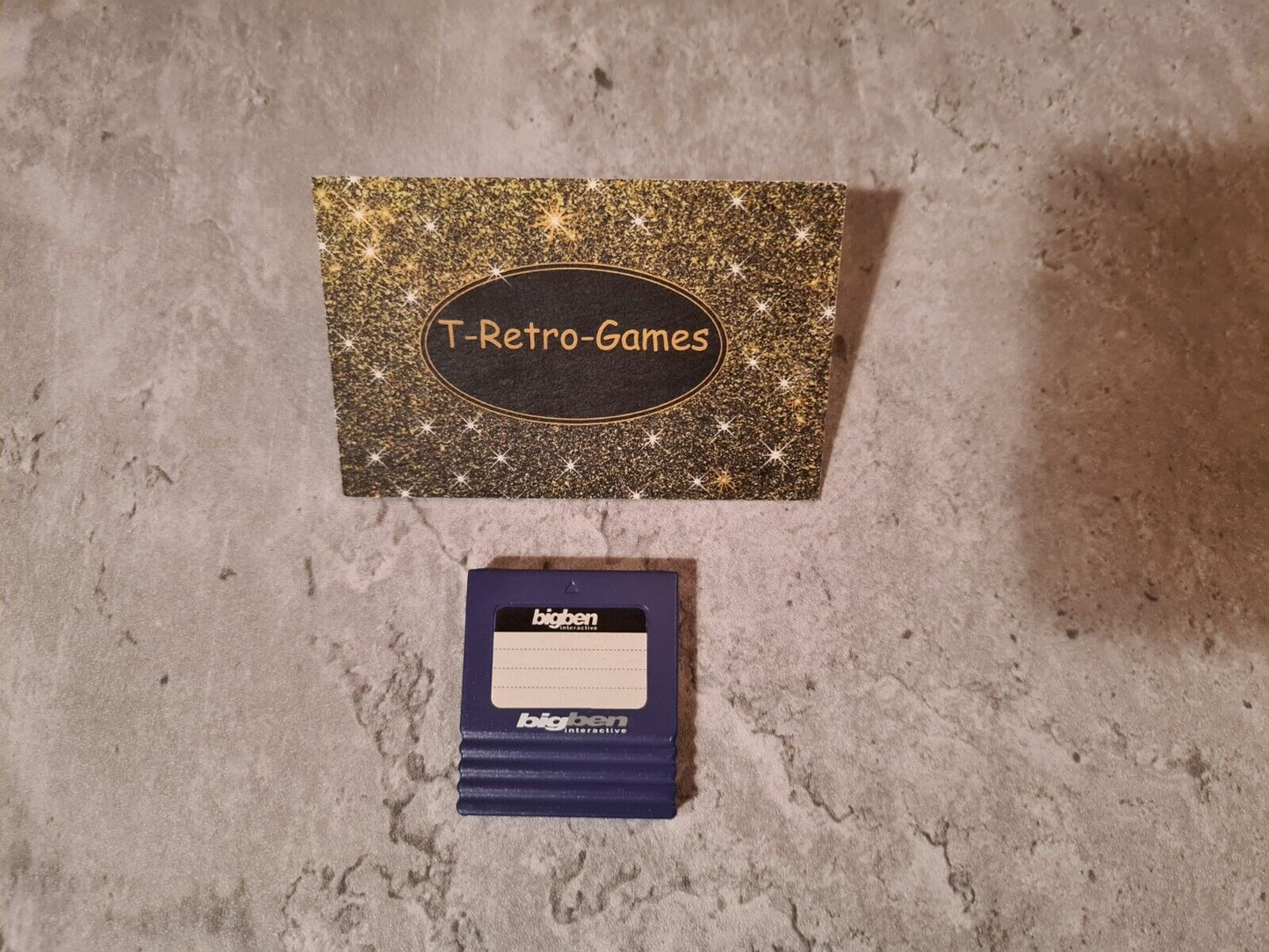 Nintendo Gamecube Memory Card 4 MB BigBen Lila Violett - T-Retro-Games
