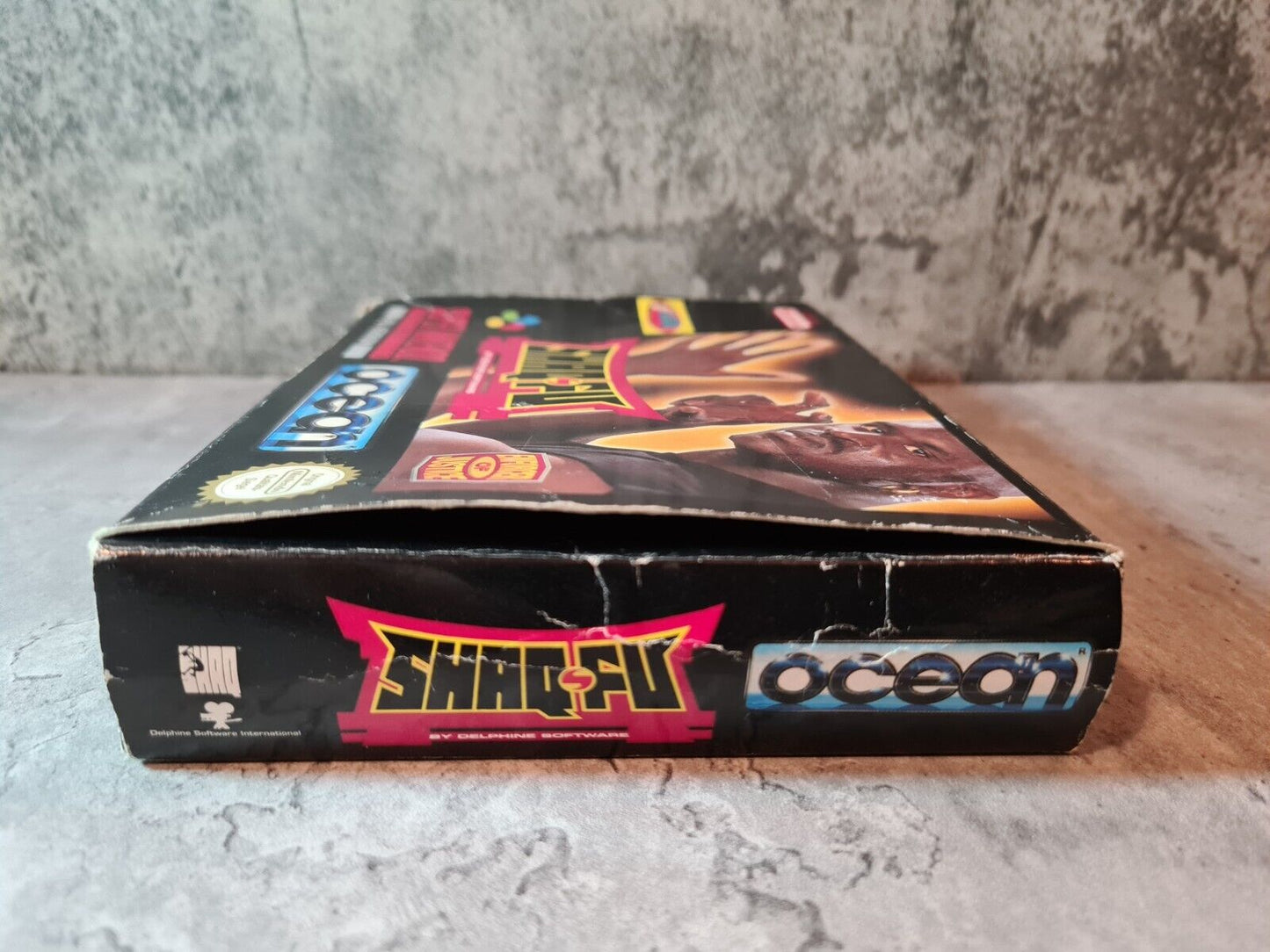 SNES Super Nintendo Shaq-Fu mit OVP und Anleitung NOE - T-Retro-Games