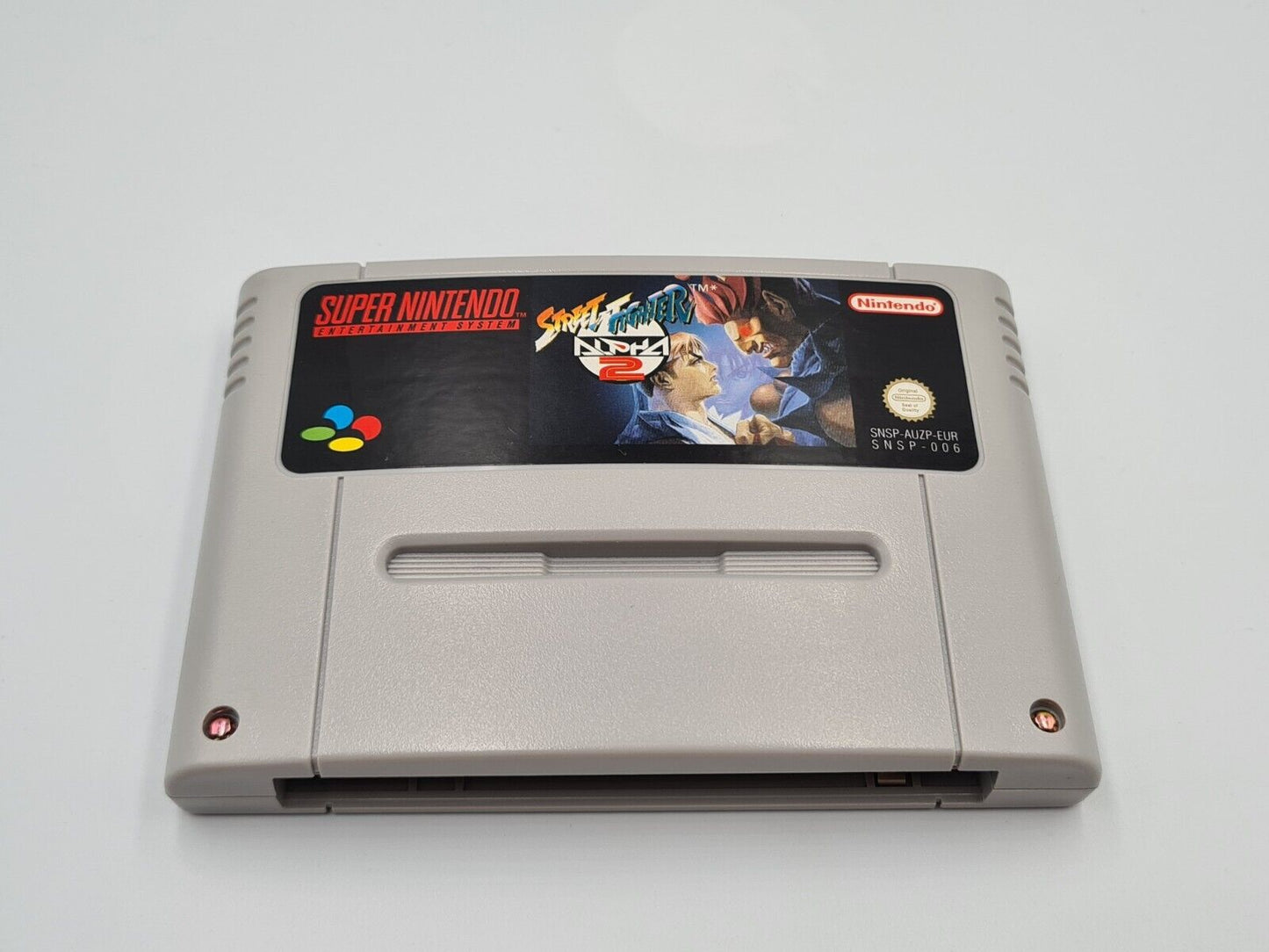 SNES Super Nintendo Street Fighter Alpha 2 mit OVP und Anleitung NEAI - T-Retro-Games