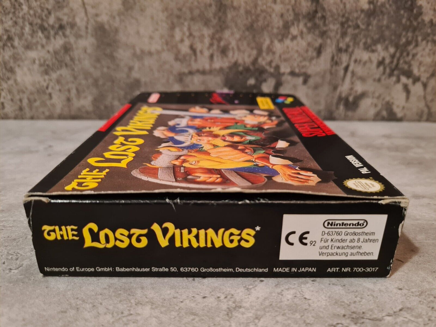 SNES Super Nintendo The Lost Vikings mit OVP und Anleitung NOE / SFRG - T-Retro-Games
