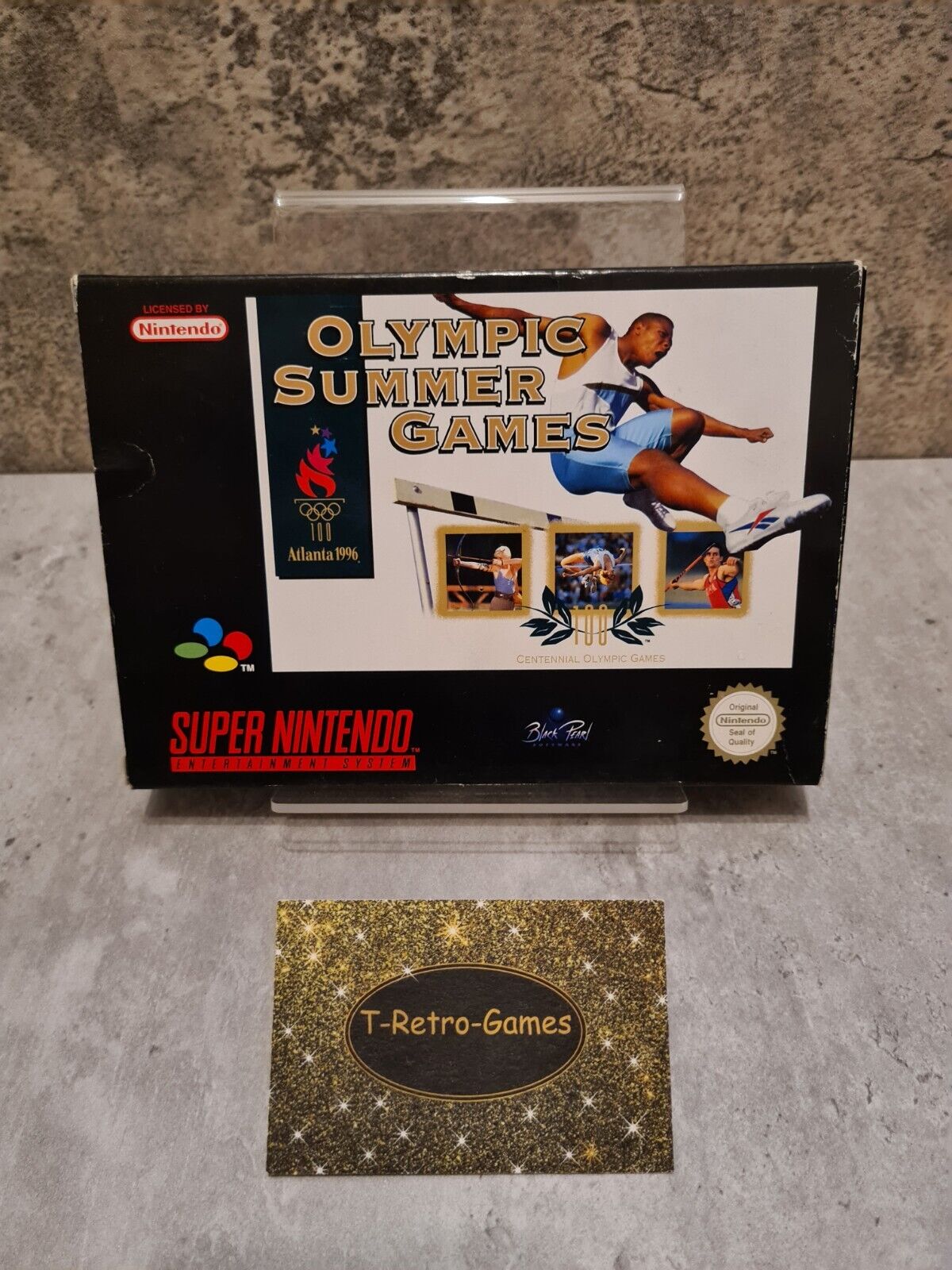 SNES Super Nintendo Olympic Summer Games mit OVP und Anleitung EUR - T-Retro-Games