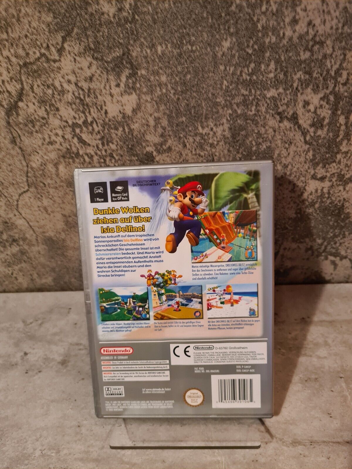 Nintendo GameCube Super Mario Sunshine mit OVP und Anleitung NOE - T-Retro-Games
