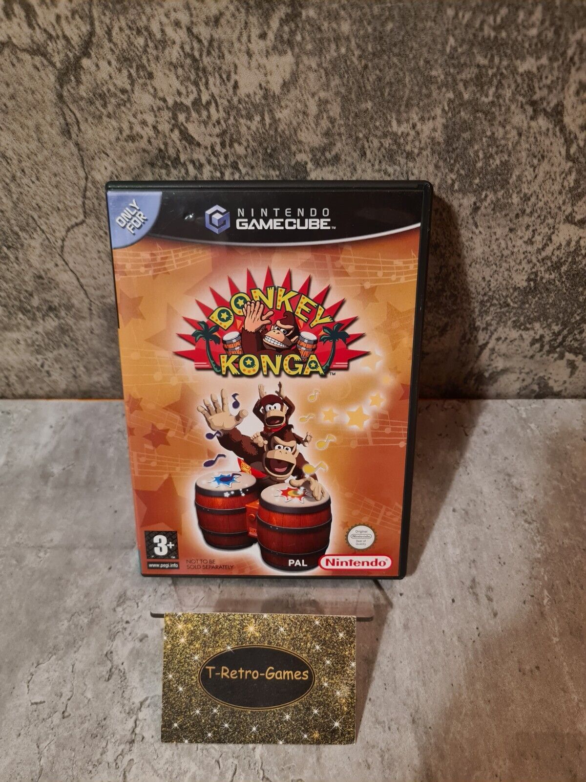 Nintendo GameCube Donkey Konga mit OVP und Anleitung UKV - T-Retro-Games