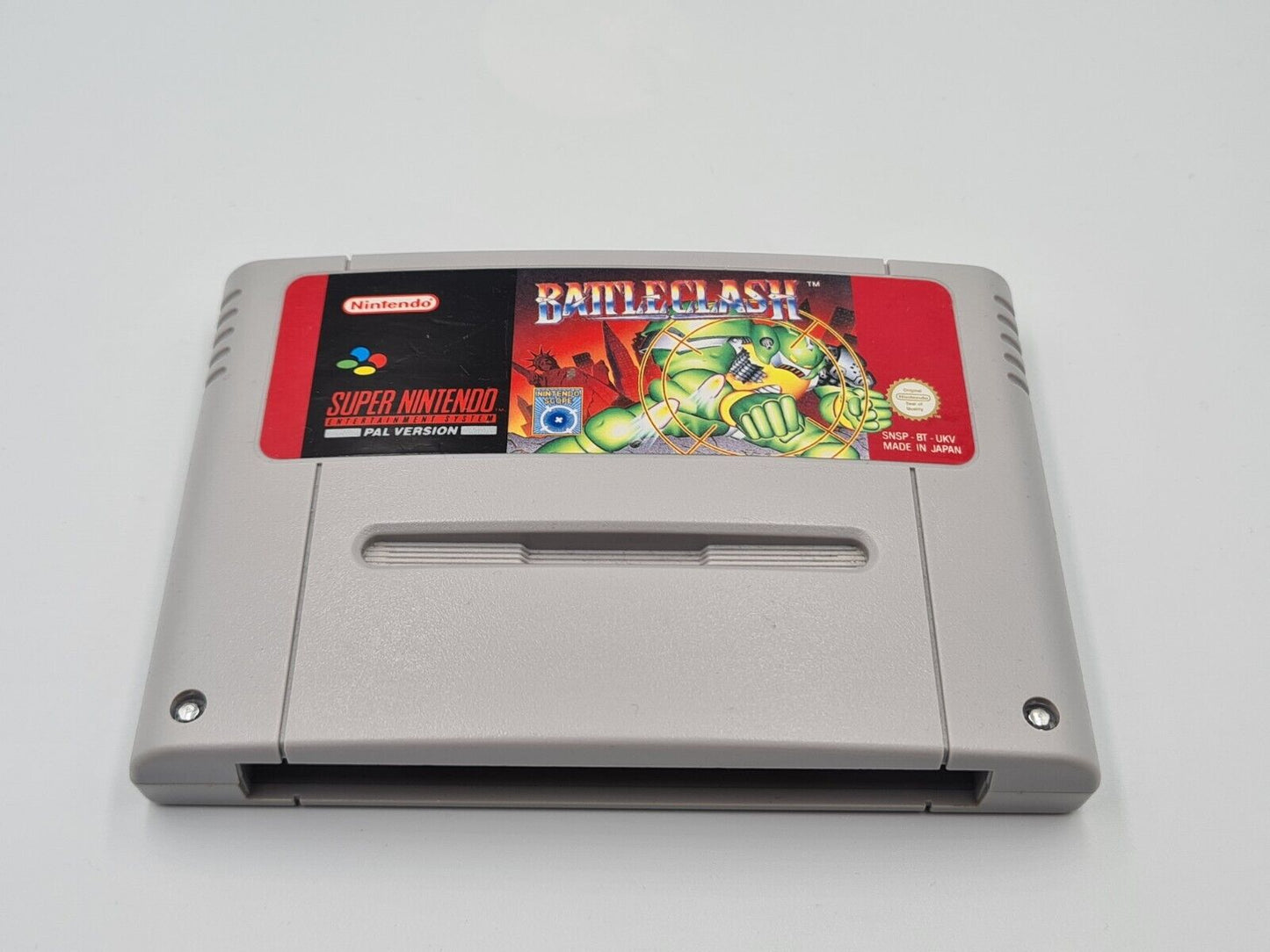 SNES Super Nintendo Battleclash mit OVP und Anleitung UKV - T-Retro-Games