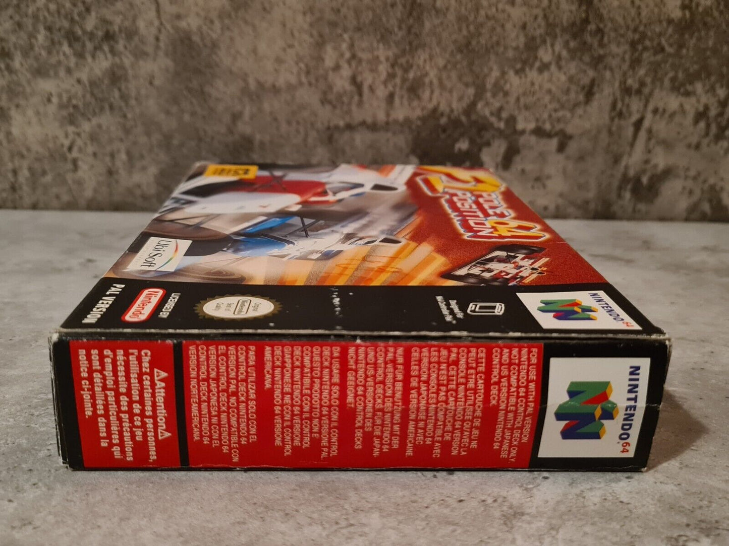 N64 Nintendo 64 F1 Pole Position 64 mit OVP und Anleitung EUR - T-Retro-Games