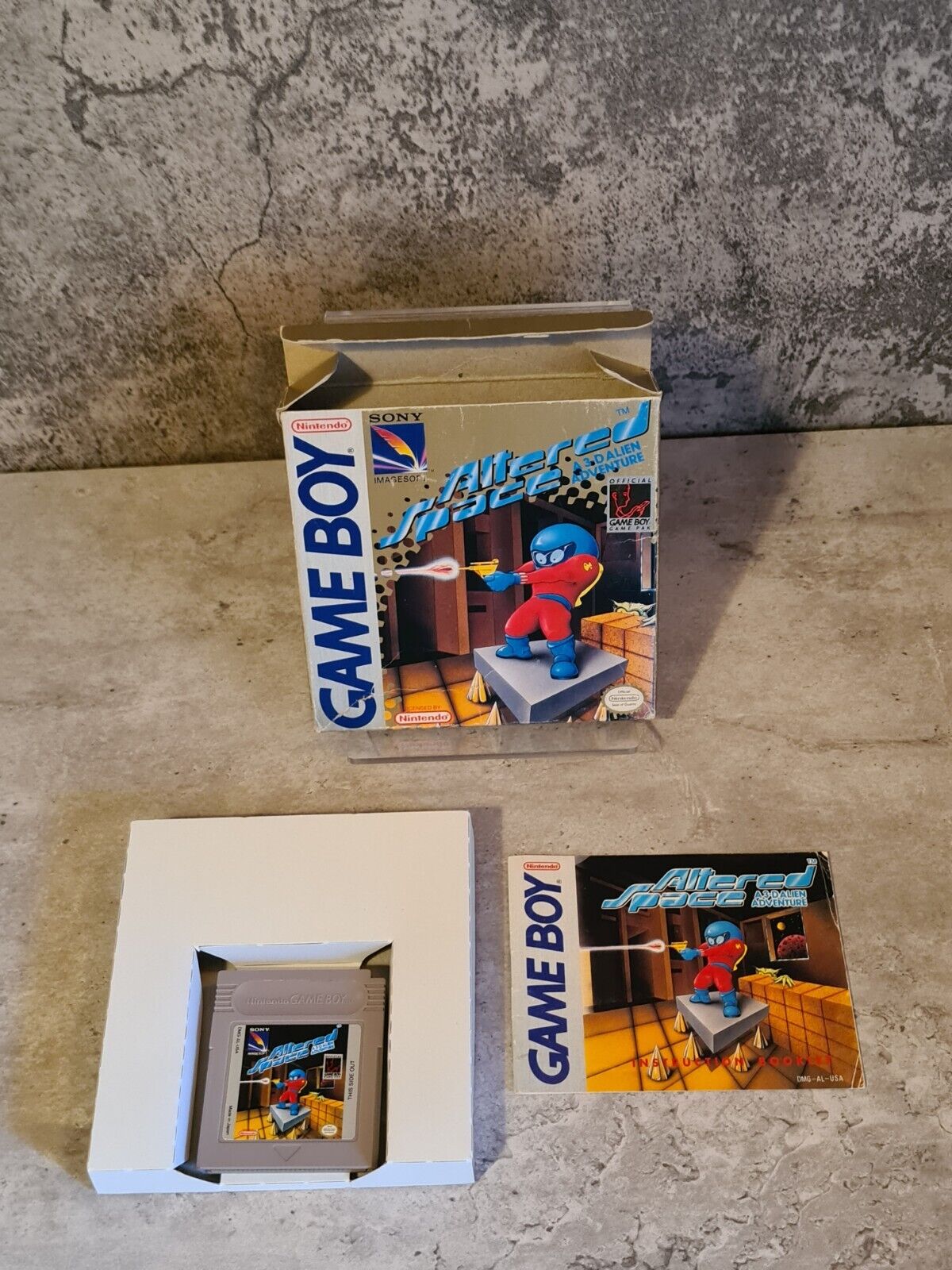 Nintendo Game Boy Classic Altered Space mit OVP und Anleitung USA - T-Retro-Games