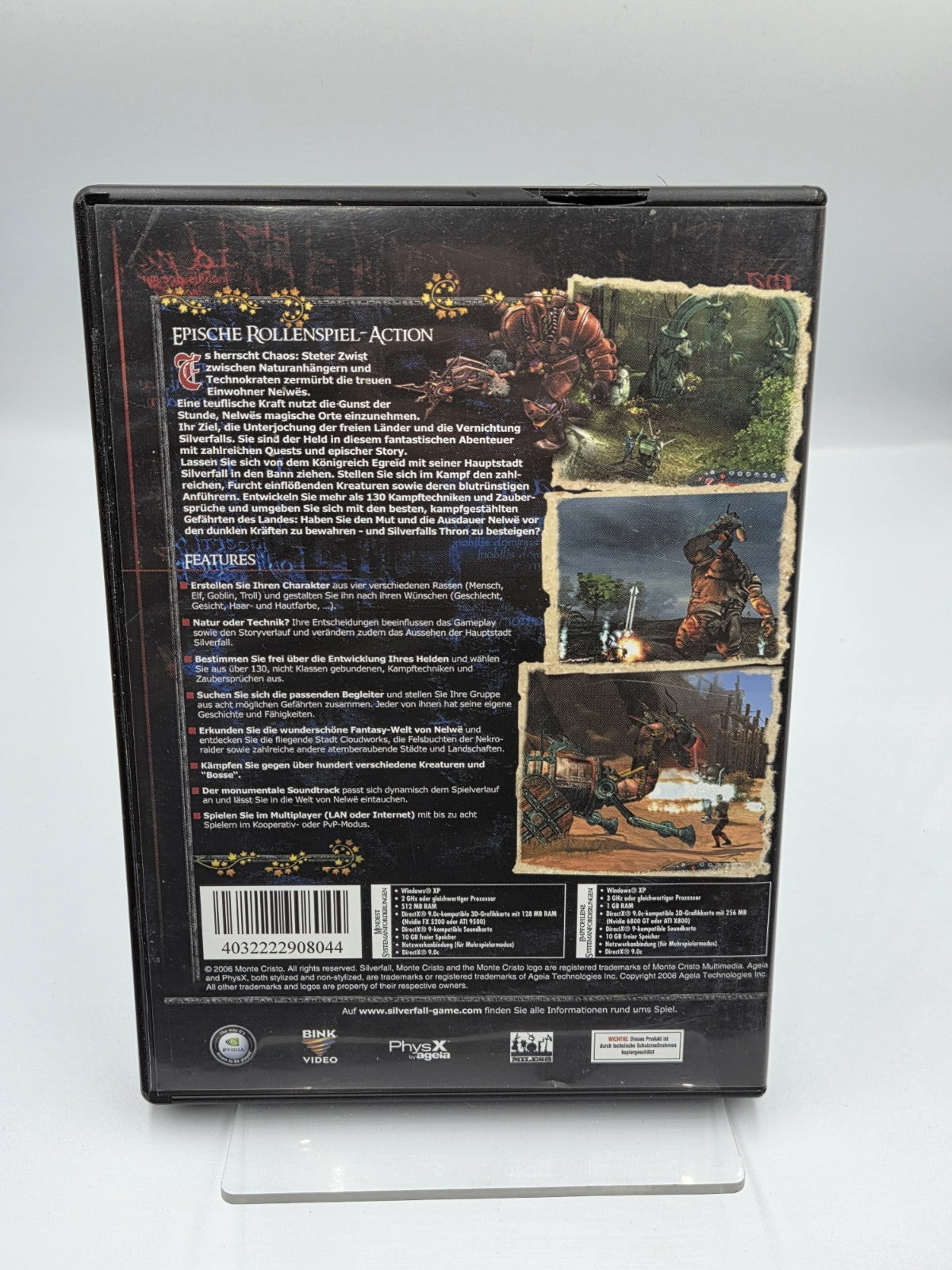 PC-DVD Rom Spiel Silverfall