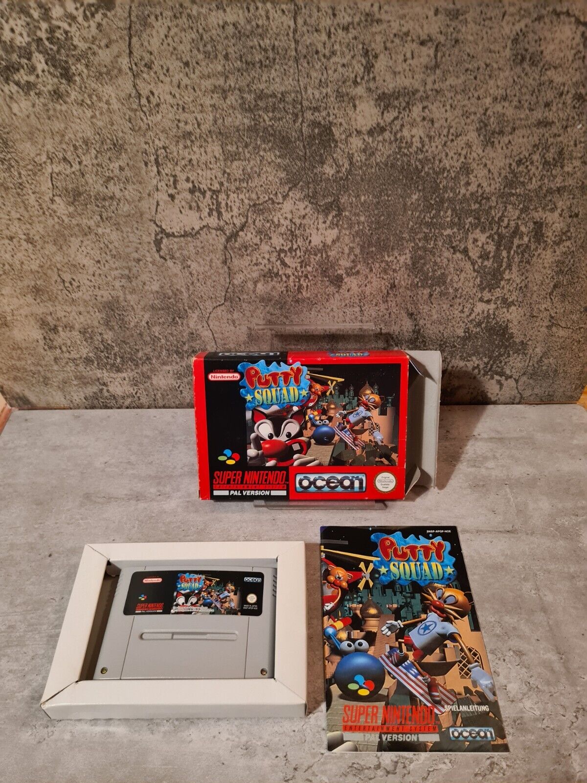 SNES Super Nintendo Putty Squad mit OVP und Anleitung NOE - T-Retro-Games