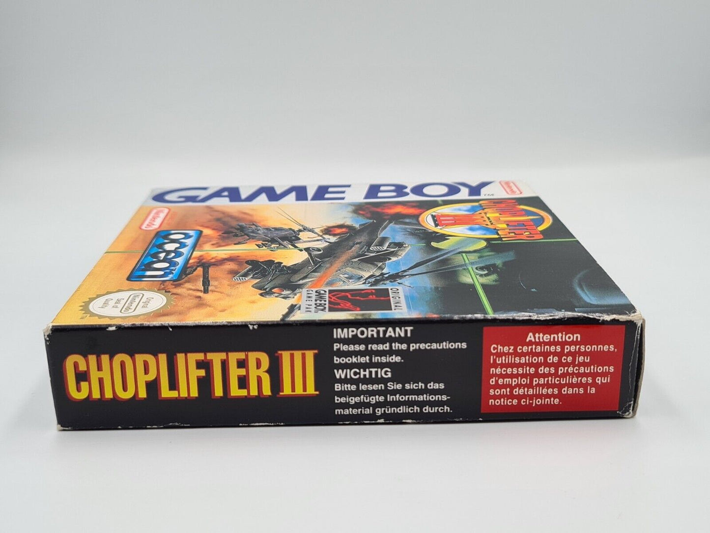 Nintendo Game Boy Classic Choplifter III mit OVP und Anleitung EUR - T-Retro-Games