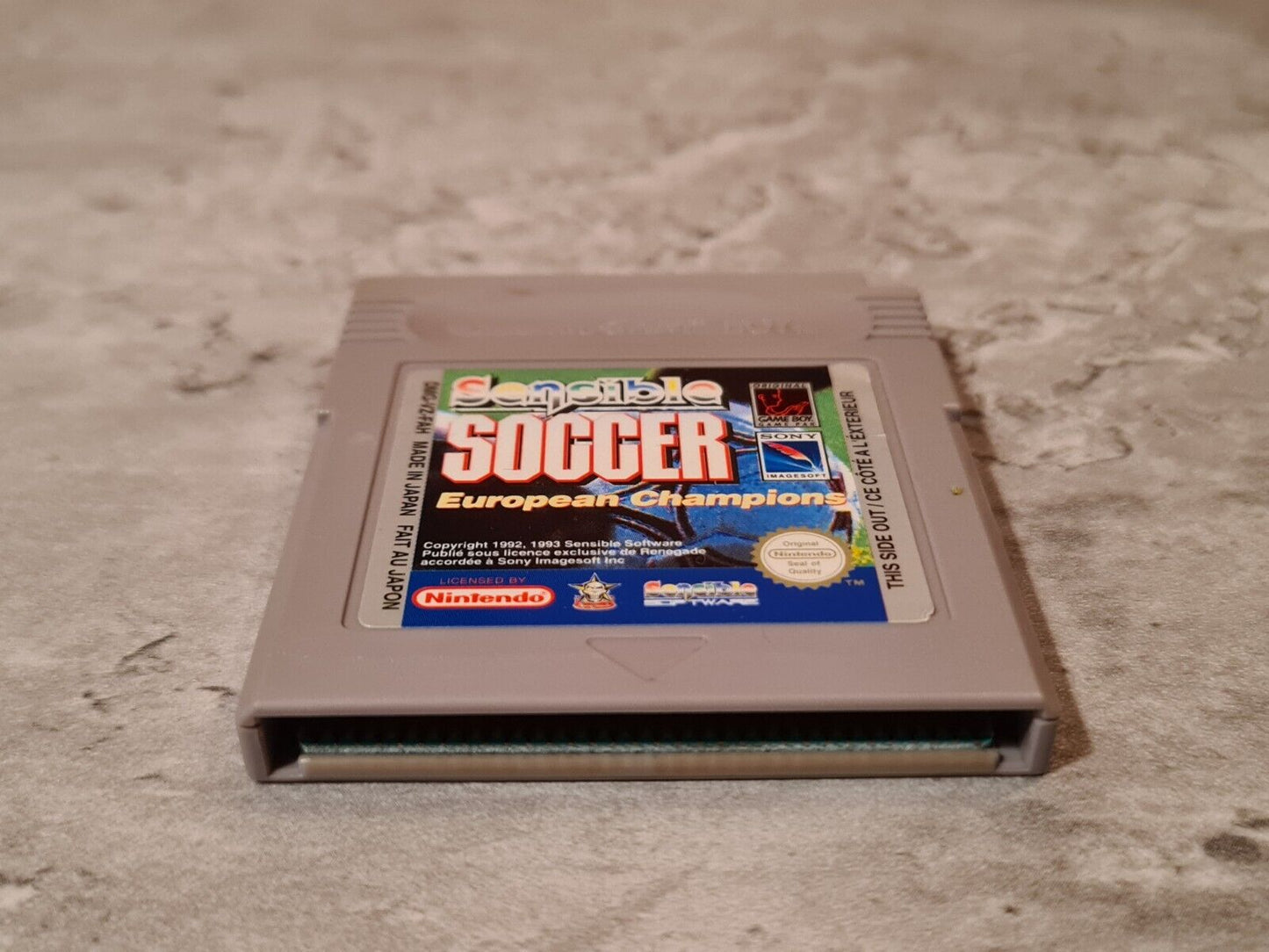 Nintendo Game Boy Classic Spiel Sensible Soccer European Champions Modul FAH - T-Retro-Games