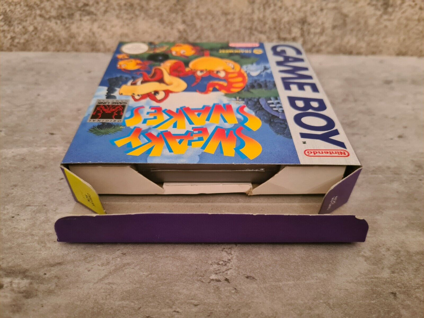 Nintendo Game Boy Classic Sneaky Snakes mit OVP und Anleitung SCN - T-Retro-Games